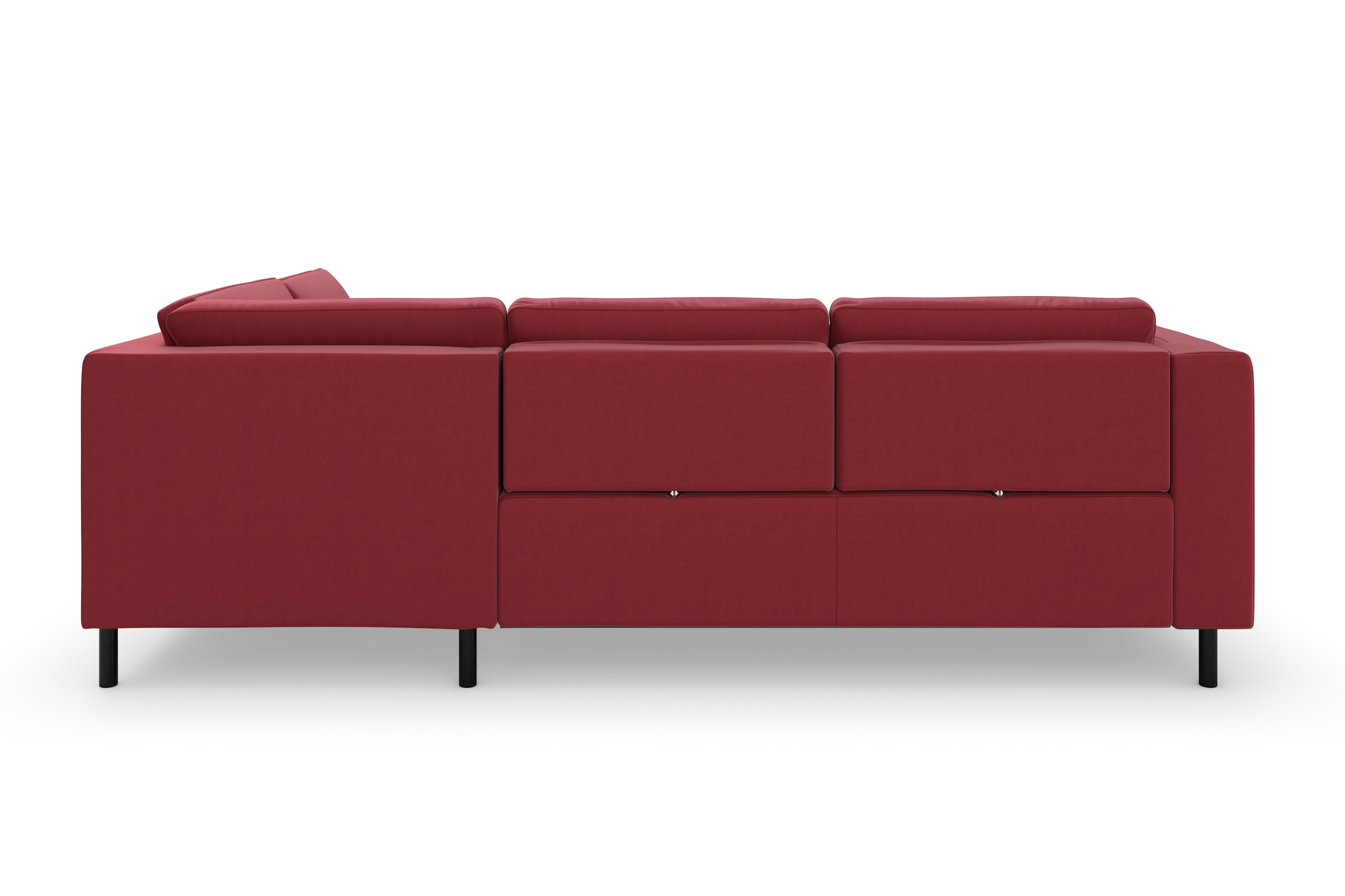 sit&more Ecksofa »Olsen L-Form«, inklusive Sitztiefenverstellung, wahlweise mit Bettfunktion, 15cm hoch