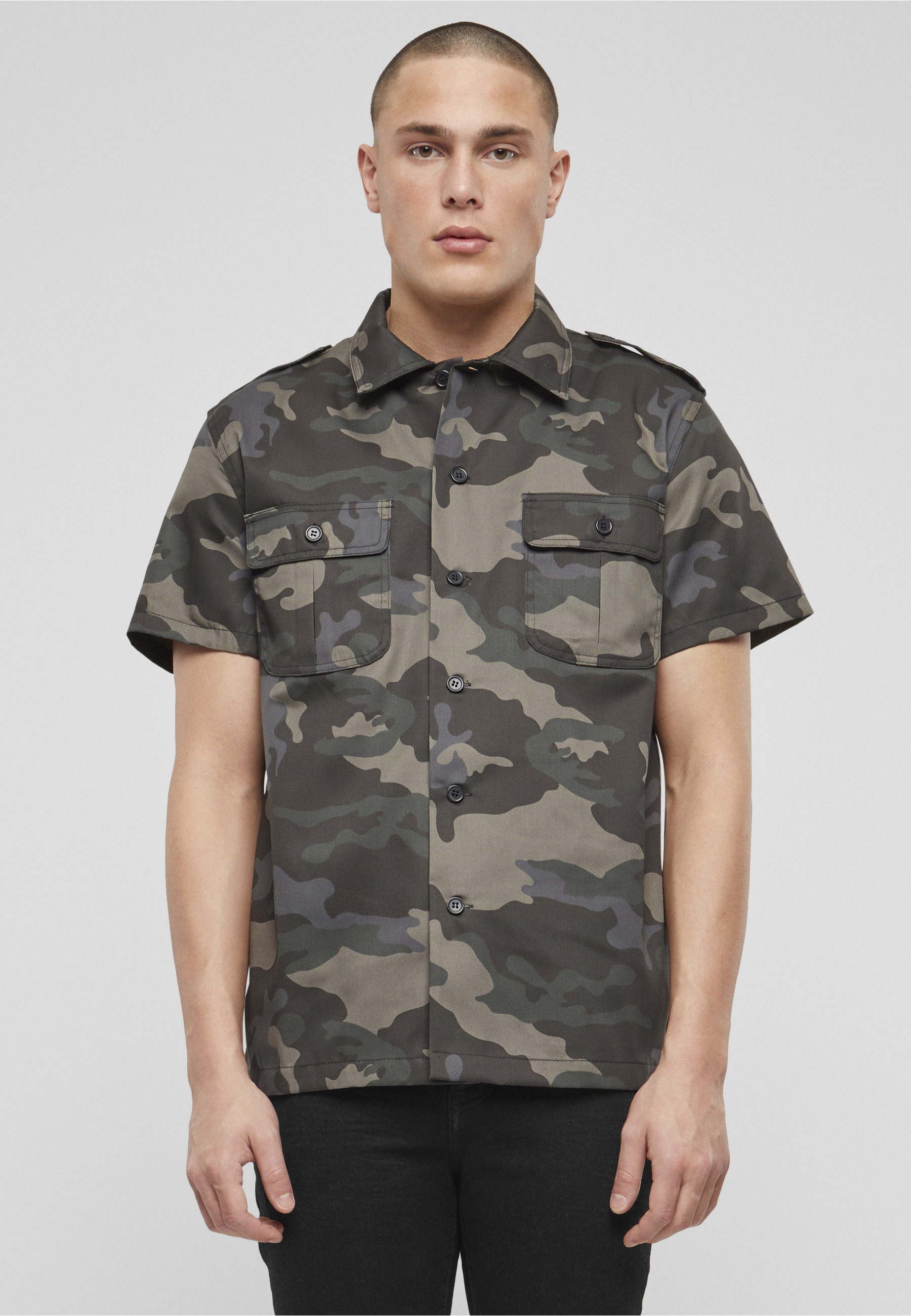 Brandit Langarmhemd "Brandit Herren Short Sleeves US Shirt" 1 Stk. günstig online kaufen