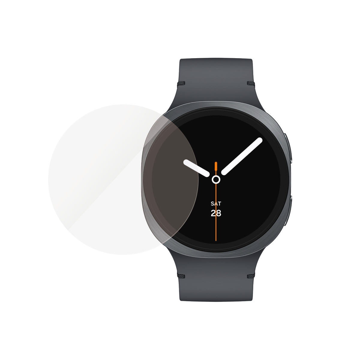 CARE by PanzerGlass Displayschutzglas »Ultra-Wide Fit Screen Protector« für Samsung Galaxy Watch9 44 mm Displayschutzfolie, Schutzfolie, Bildschirmschutz, kratz- & stoßfest