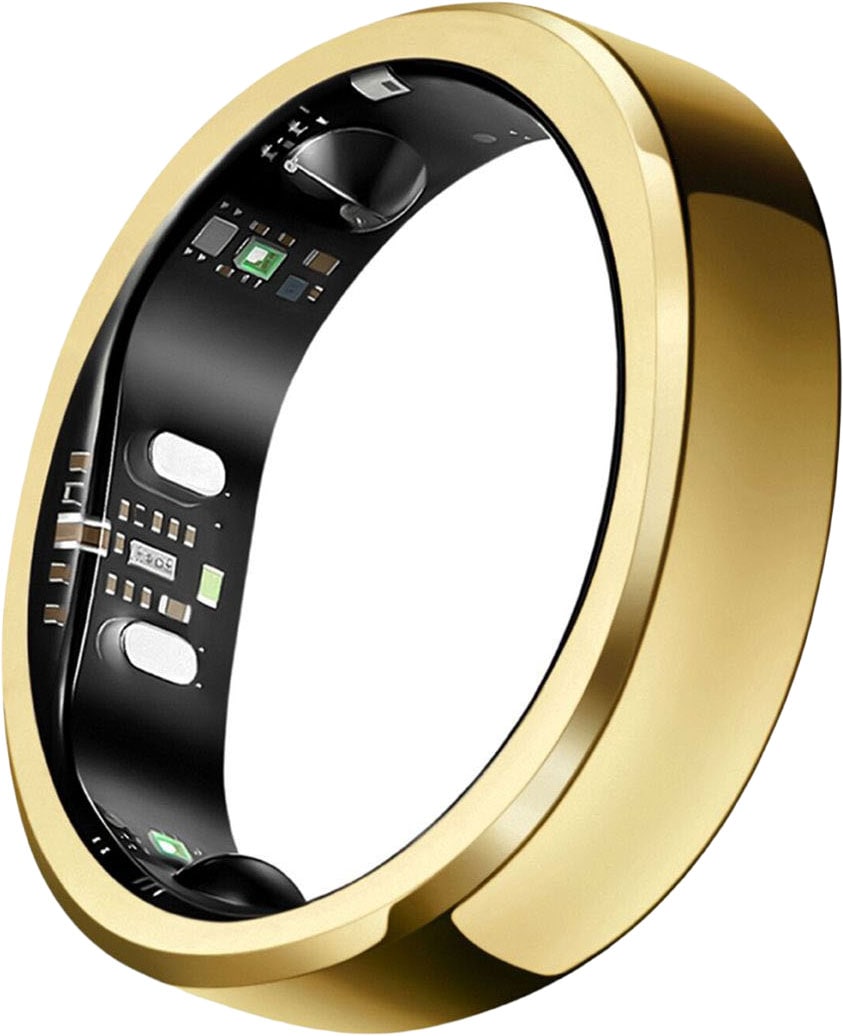 Ringconn Damen Gold Smart Ring "Gen3 - Smarter Begleiter Für Gesundheit Fitness Und Regeneration" Bis Zu 14 Tage Akku • Gratis-App Ohne Abo • Vibrationsfunktion von Baur