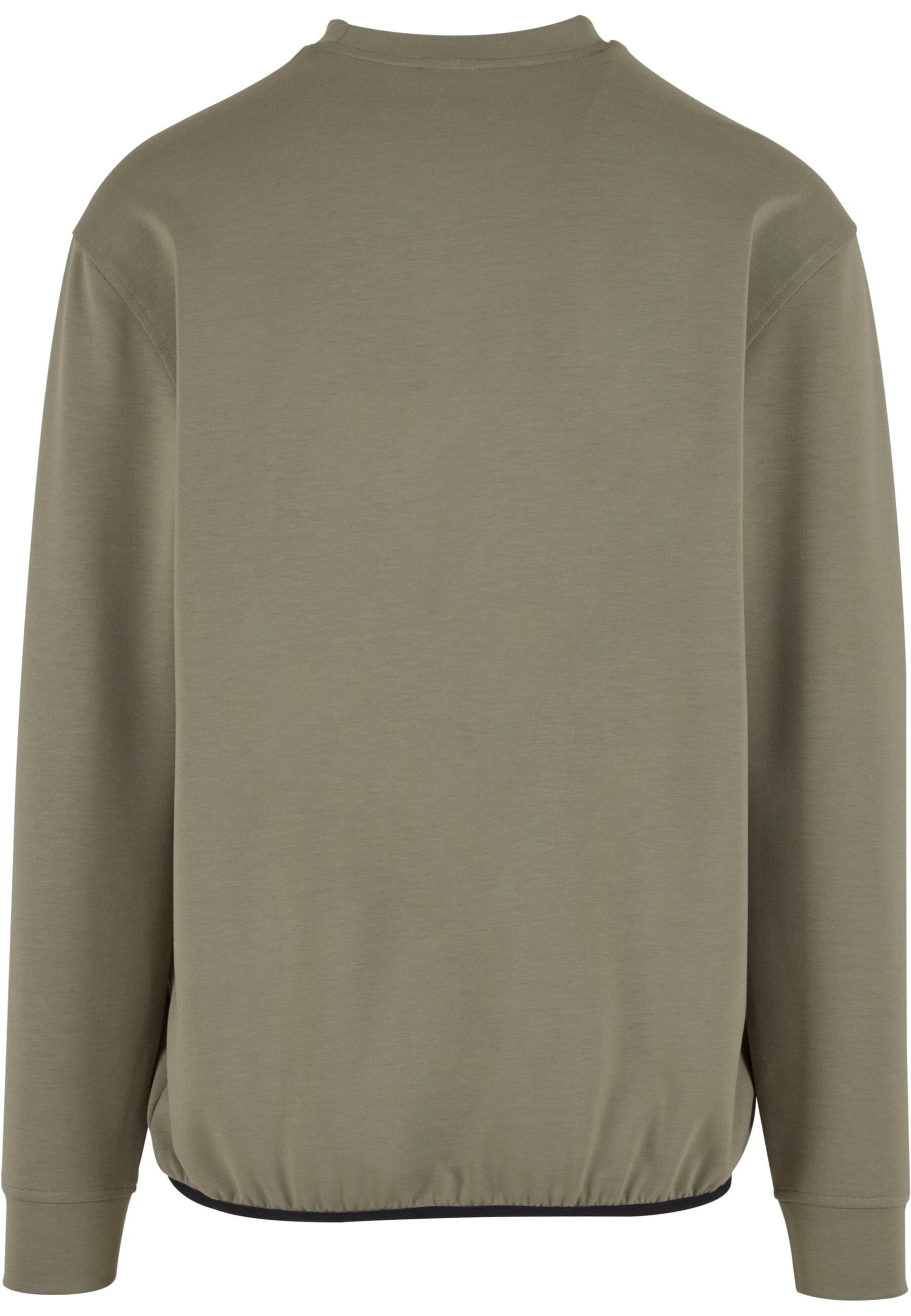 URBAN CLASSICS Rundhalspullover »Urban Classics Scuba Zip Pocket Crew«, (1 tlg.)