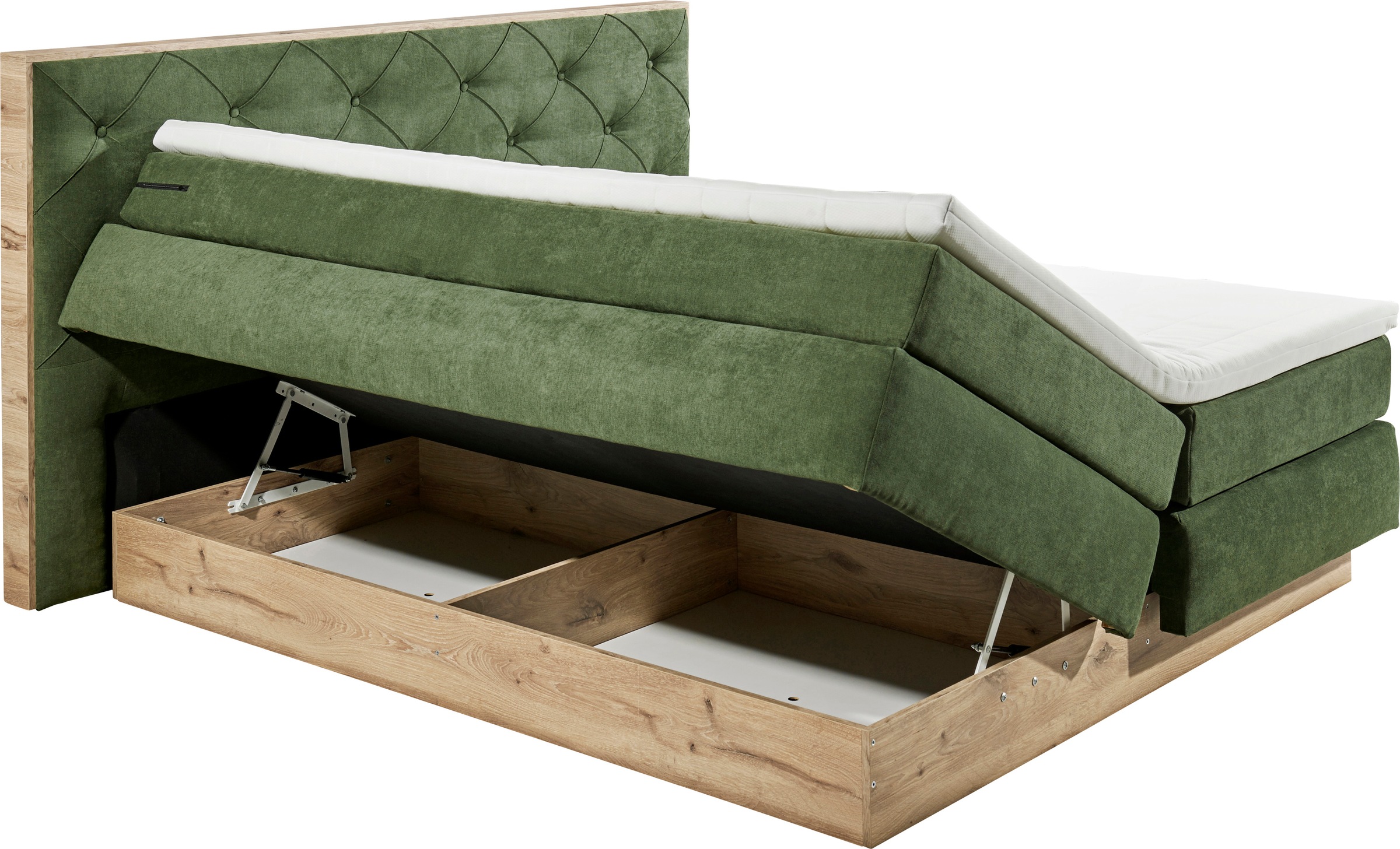 ED EXCITING DESIGN Boxspringbett »Malbork«, inkl. zwei schwebenden Bettkästen