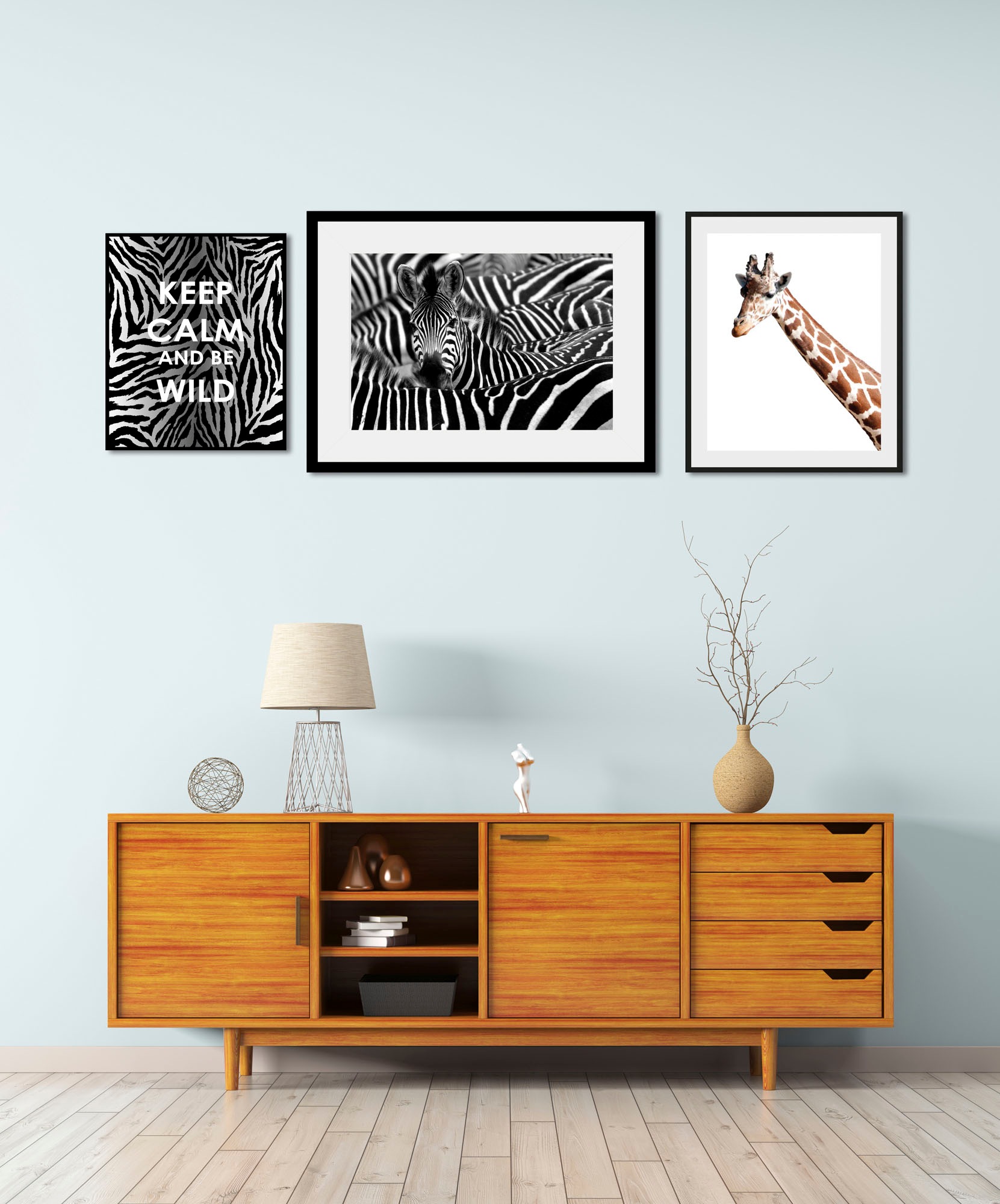 queence Bild "Animals", Abstrakt-Schriftzug-Sprüche & Texte-Motivationsbild günstig online kaufen