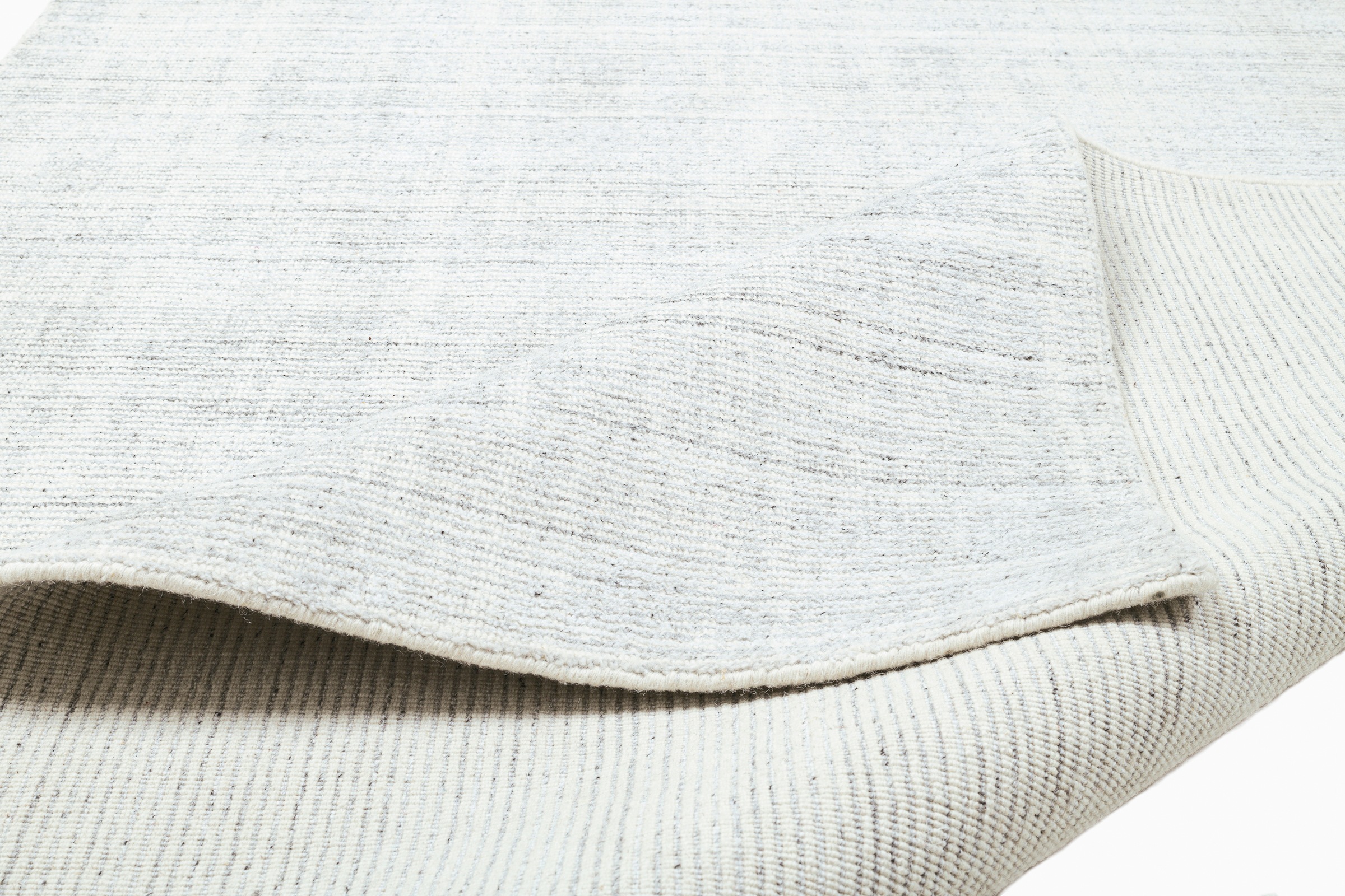 Sansibar Teppich »Tinnum Uni meliert«, rechteckig, 13 mm Höhe, meliert, 60% Wolle, handgearbeitet in aufwendiger Handloom-Technik