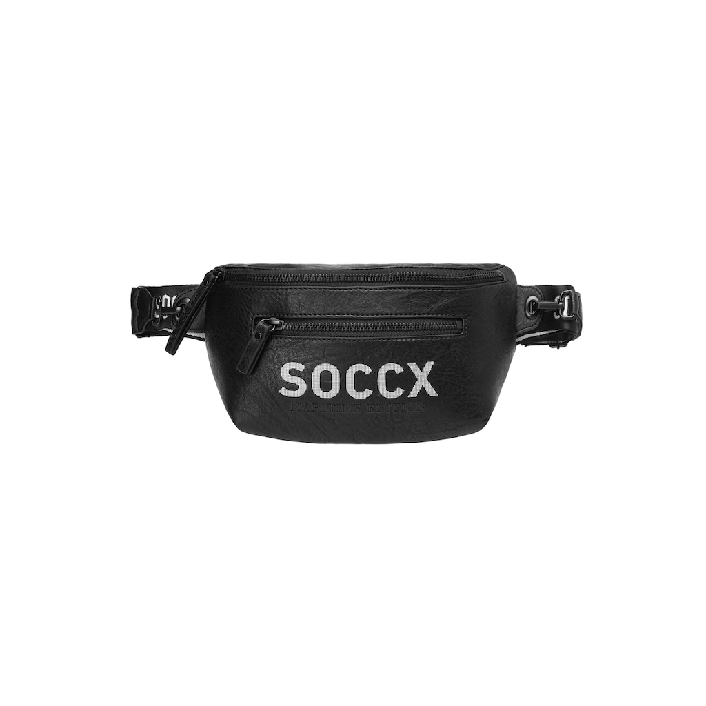 SOCCX Gürteltasche, mit kleinem Vorfach