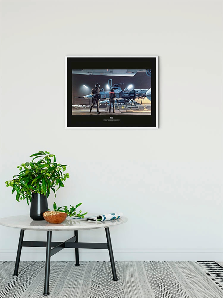 Komar Bild »Star Wars Classic RMQ Yavin Y-Wing« Star Wars 1 Stk. tlg. Wandbild zur Dekoration im Kinderzimmer - ohne Rahmen