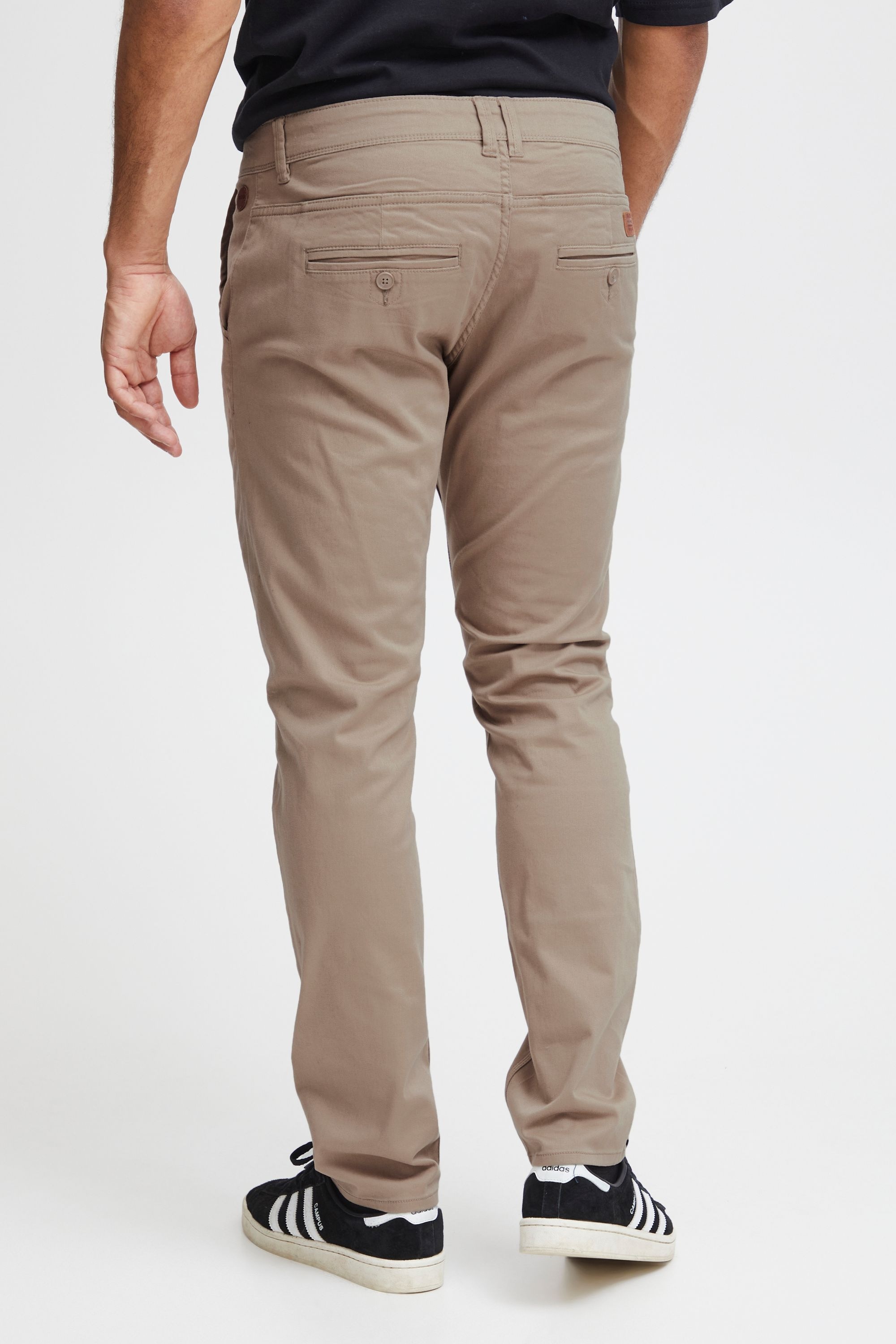 Chinohose BLEND "BHTrompo", Herren, Gr. 33, Länge 30, beige, Web, 98% Baumwolle, 2% Elasthan, unifarben, regular fit normal, Hosen Chinohose, Klassische Chinohose 3