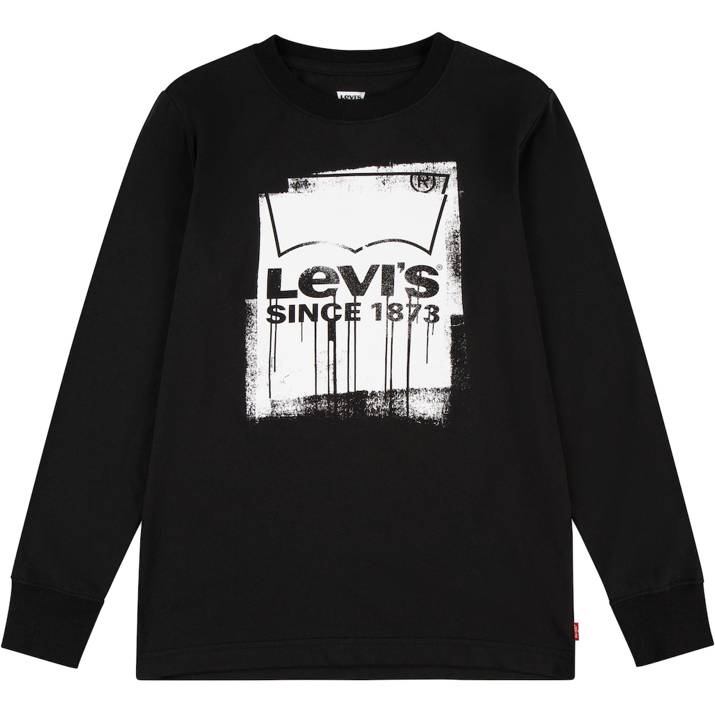 Levi's® Kids Langarmshirt »LVB WET PAINT L/S TEE«