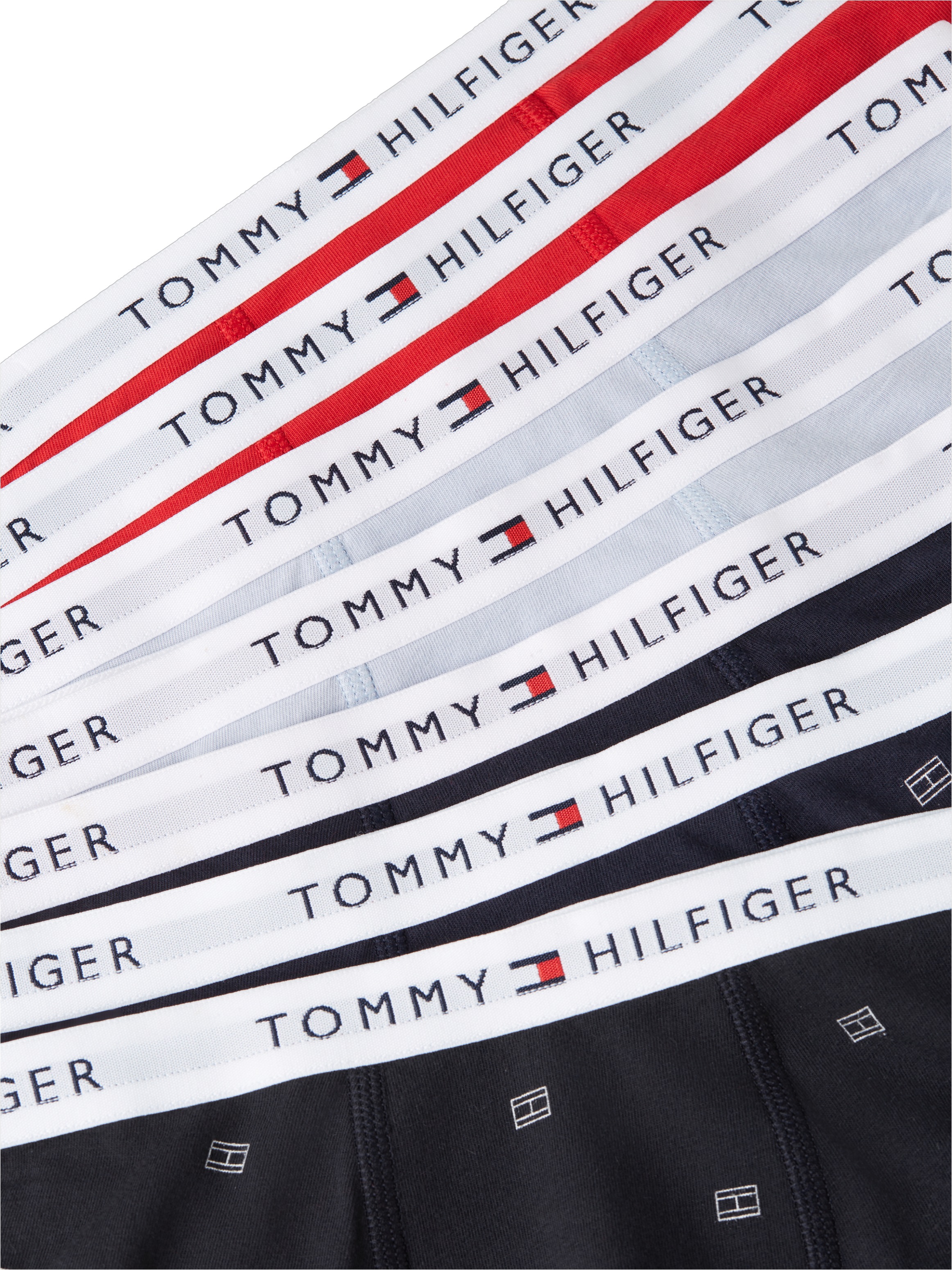 Tommy Hilfiger Underwear Trunk »7PK TRUNK PRINT« Packung, 7er, 7 Stk. mit Logo-Stretchbund