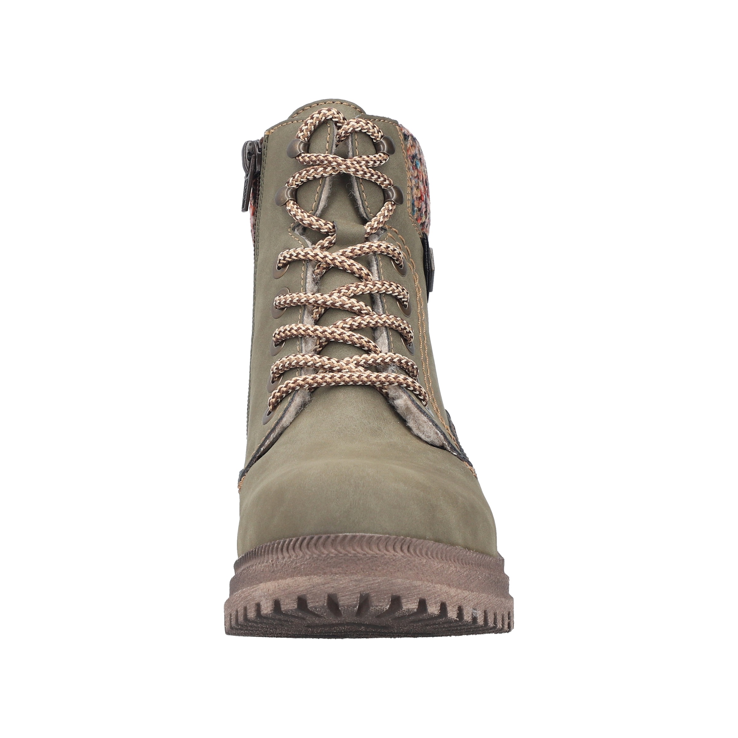 Rieker Winterboots  Schnürboots, Schnürstiefelette mit Strickrand