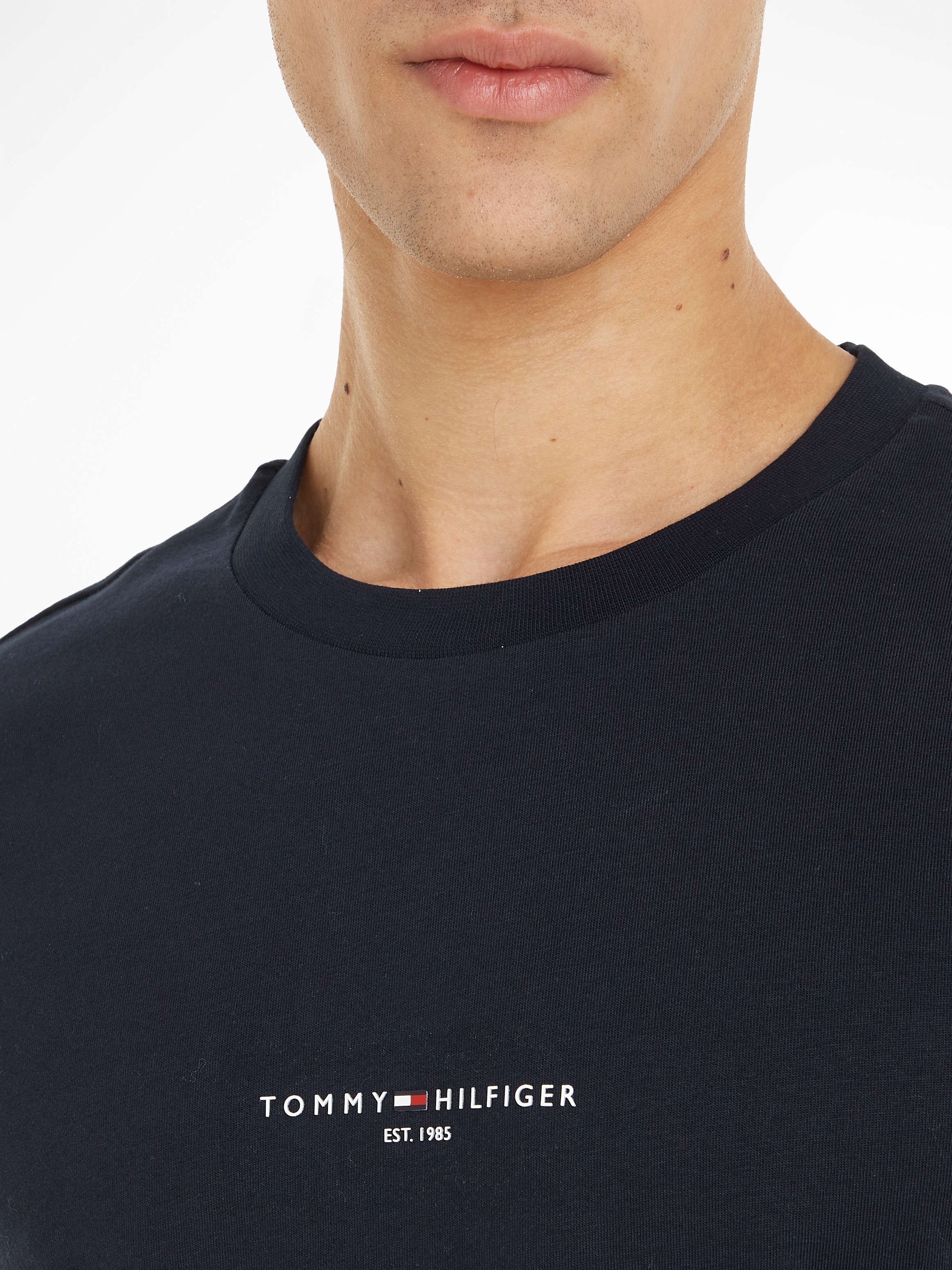 Thumbnail - Tommy Hilfiger T-Shirt "TOMMY LOGO TIPPED TEE"