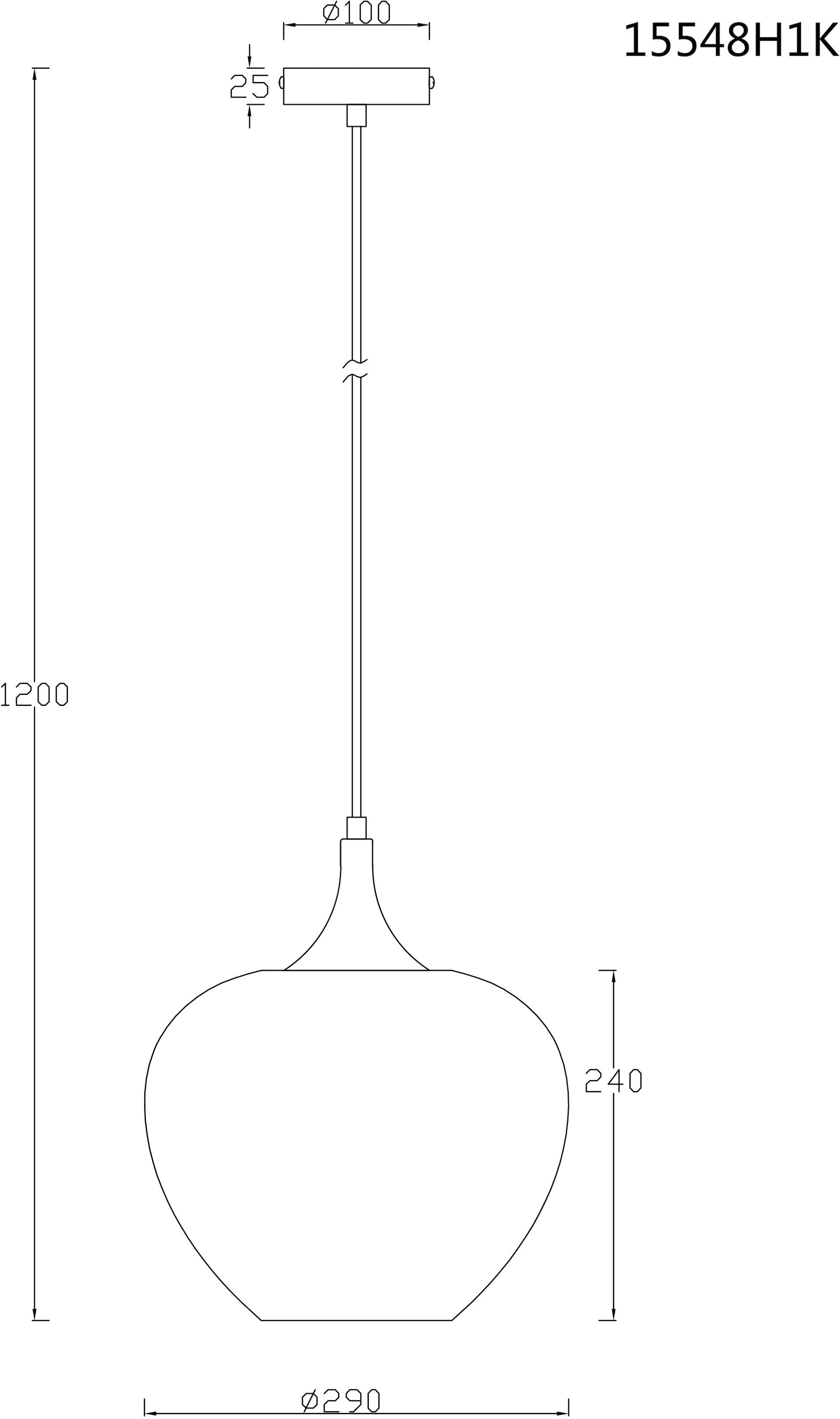 GLOBO LIGHTING Hängeleuchte »MAXY«, Leuchtmittel E27 | ohne Leuchtmittel, Hängelampe/Pendelleuchte/schwarz-chrom/Glas klar/Acrylkristalle