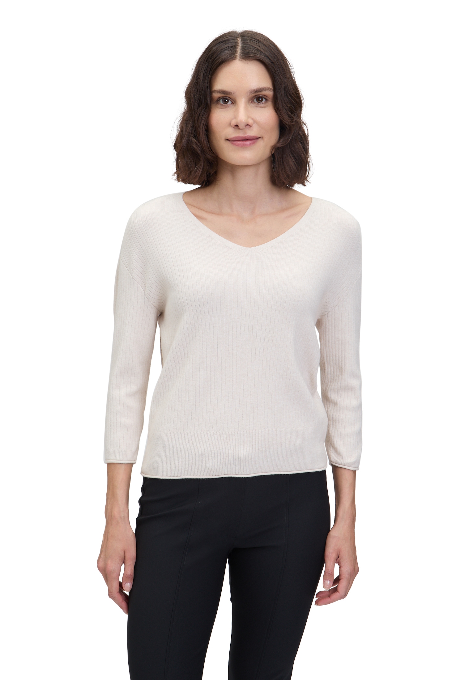 Betty Barclay Strickpullover "Betty Barclay Damen Feinstrickpullover mit V- günstig online kaufen