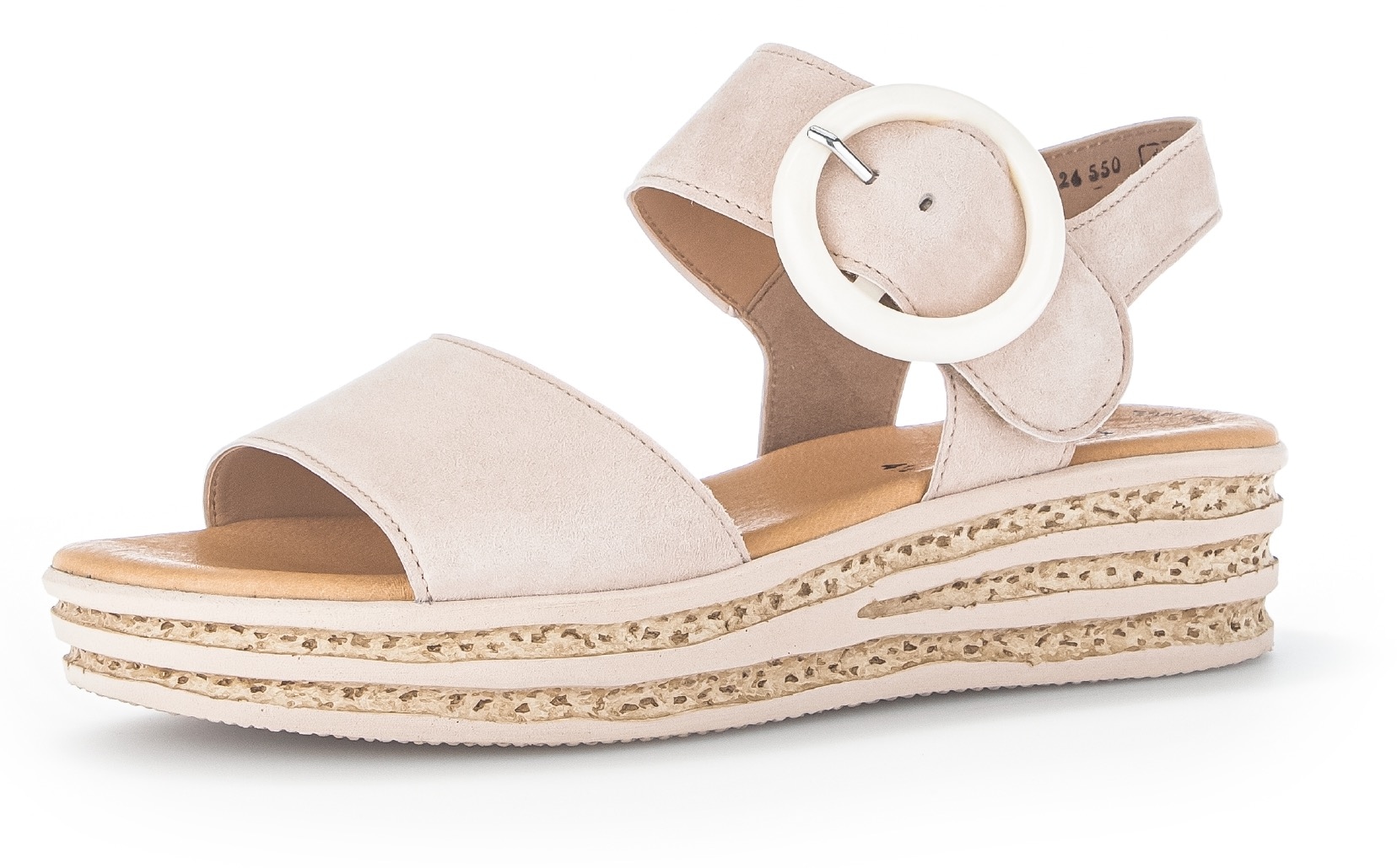 Gabor, Plateau, Sommerschuh, Sandale mit trendigem Zierschnalle günstig online kaufen