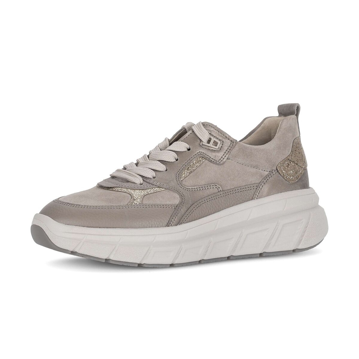 Gabor Sneaker "Sneaker low Materialmix Leder/Lederimitat" günstig online kaufen