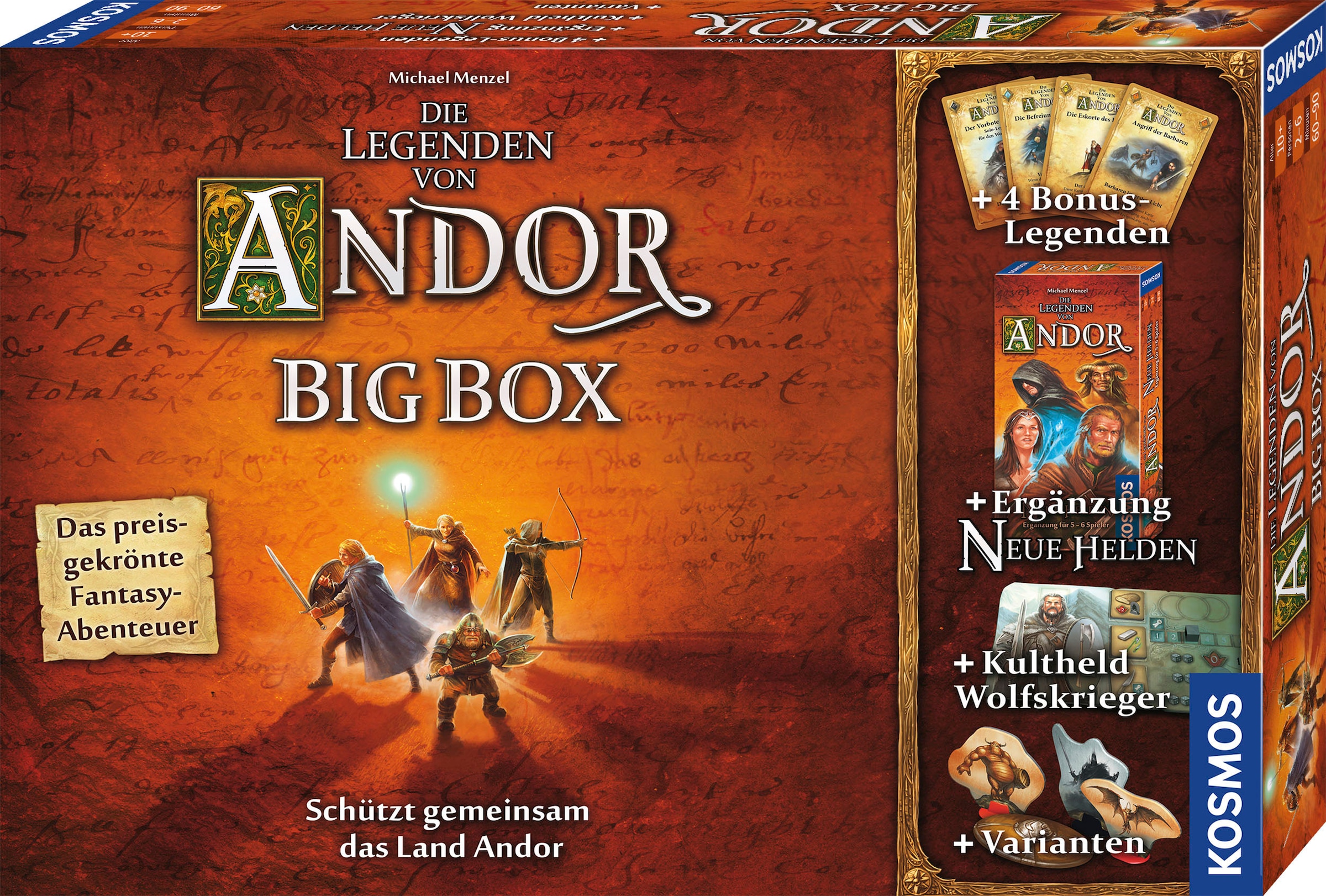 Spiel »Die Legenden von Andor - Big Box«