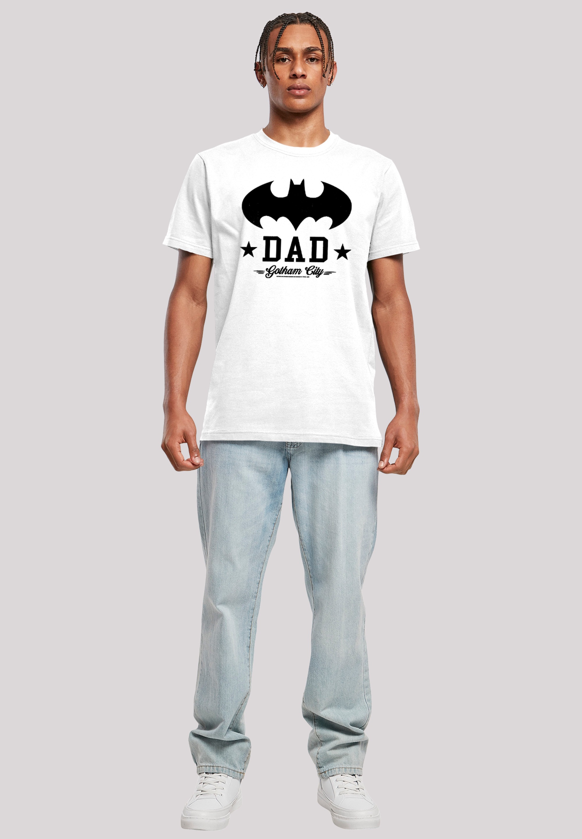 Comics F4NT4STIC BAUR T-Shirt Batman »DC Print Dad Bat | Long ▷ Sleeved«, für