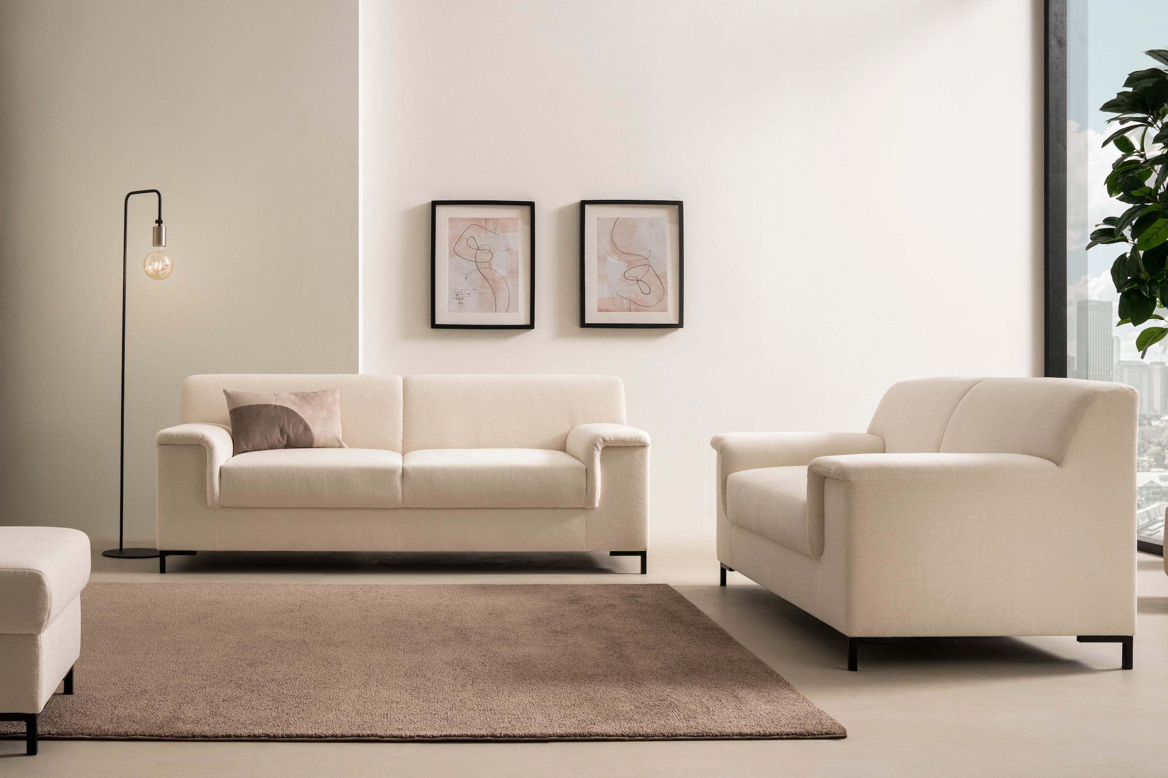 Home affaire Polstergarnitur "Jamie 2, auch in Cord, Set: bestehend aus 1,5 günstig online kaufen