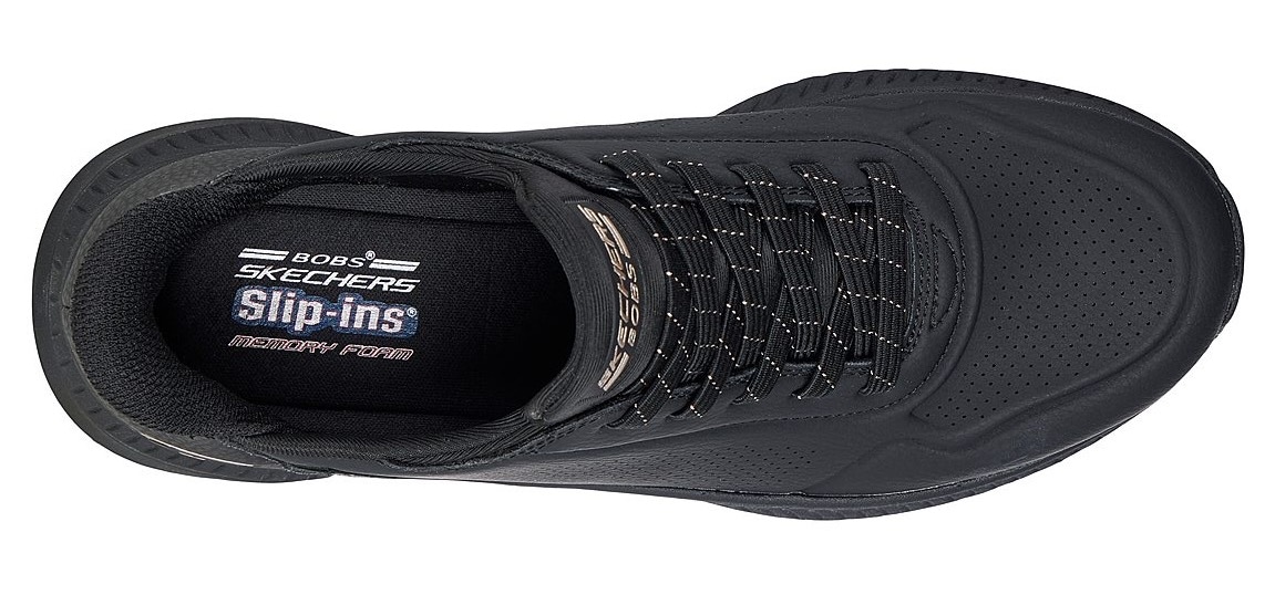 Skechers Slip-On Sneaker »BOBS SQUAD 4«, Slipper, Freizeitschuh mit Slip-ins zum Schlupfen
