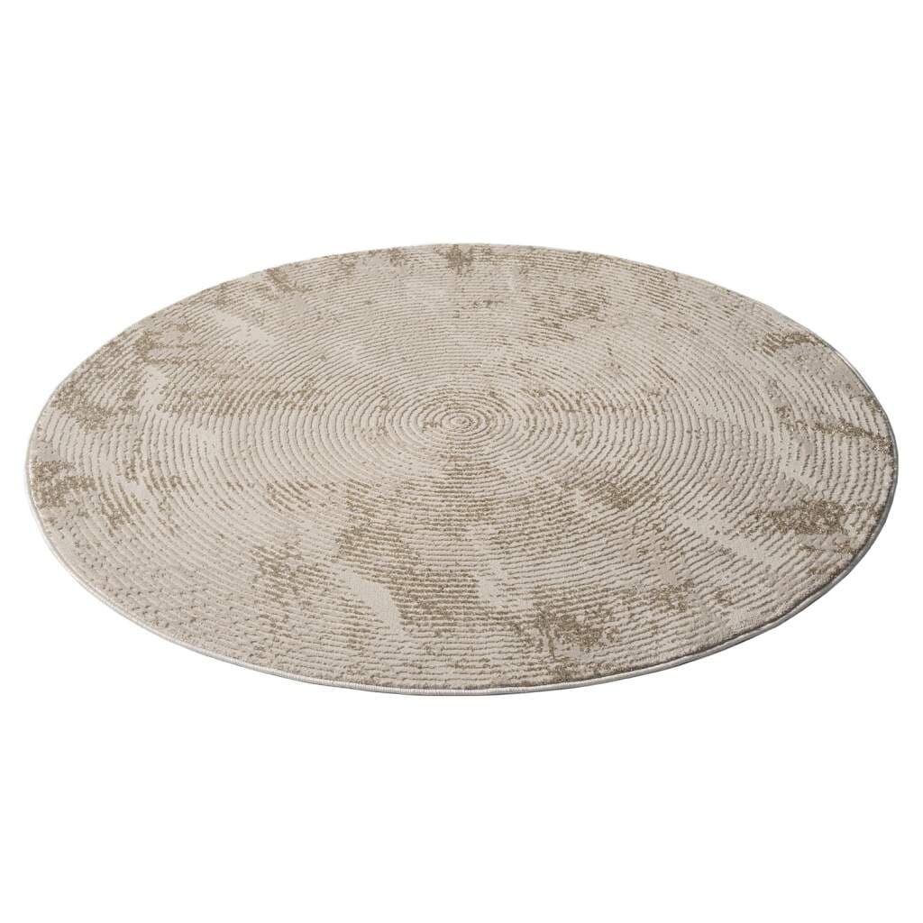 Carpet City Teppich »ANTIK481« rund 10 mm Höhe Kurzflor, 3D-Optik, Klassisch-Modern für Wohnzimmer, Schlafzimmer