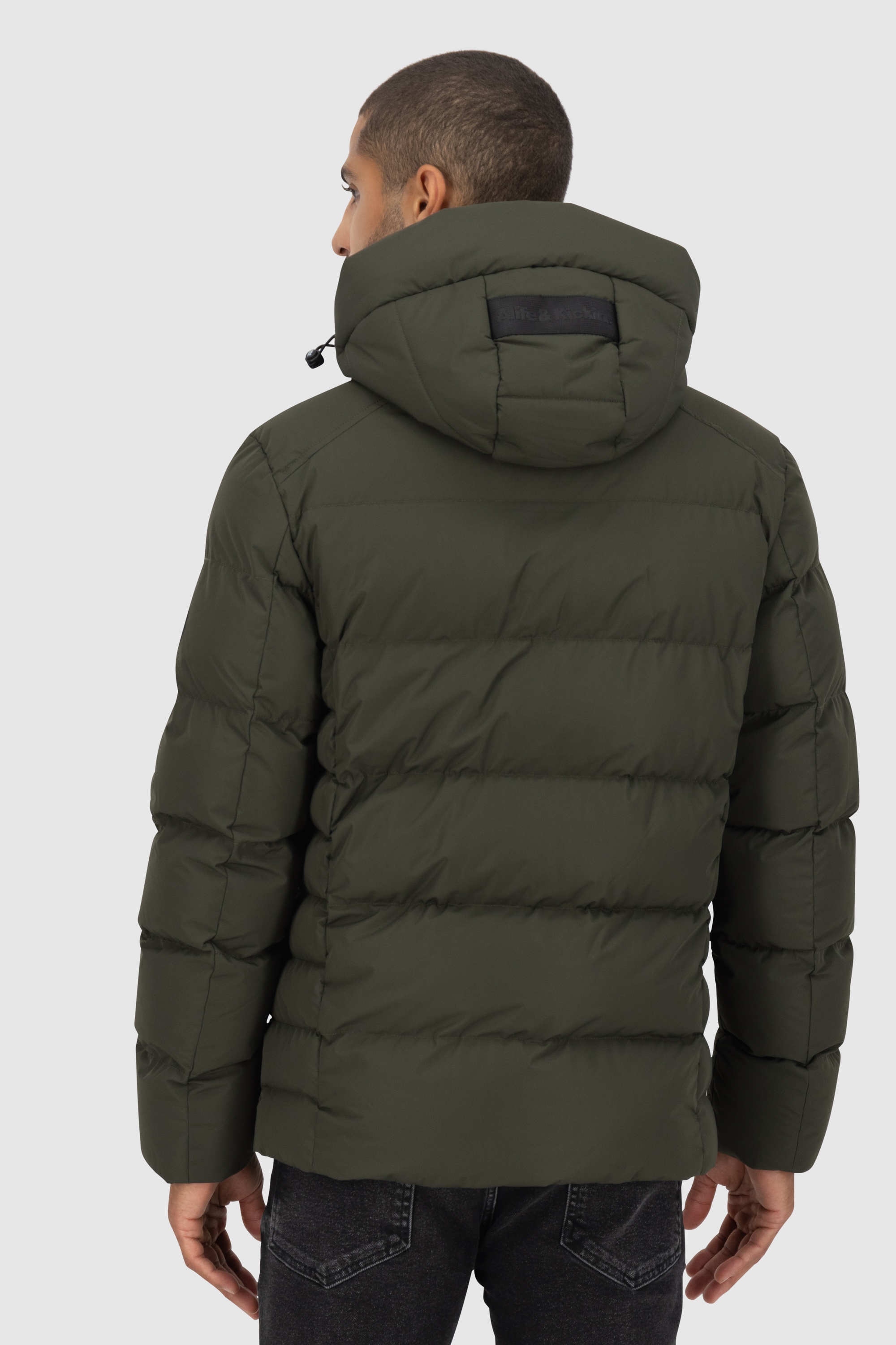 Alife & Kickin Winterjacke »Herren DamianAK A«, gefüttert mit abnehmbarer Kapuze mit verstellbarem Gummibund