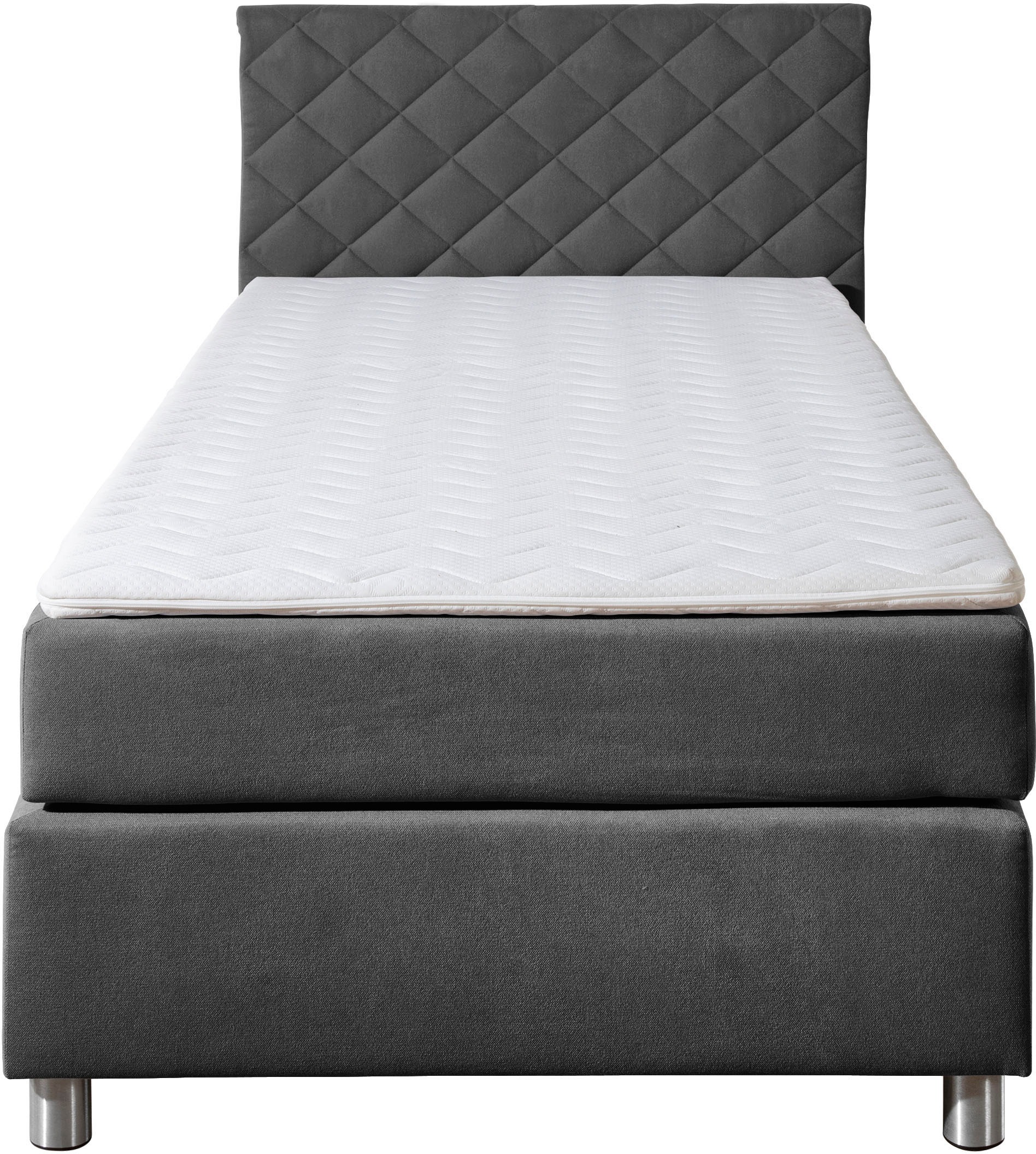 Thumbnail - Home affaire Boxspringbett "Bernard, in verschiedenen Breiten" inkl. Topper, Matratze in H2, H3 oder H4 erhältlich