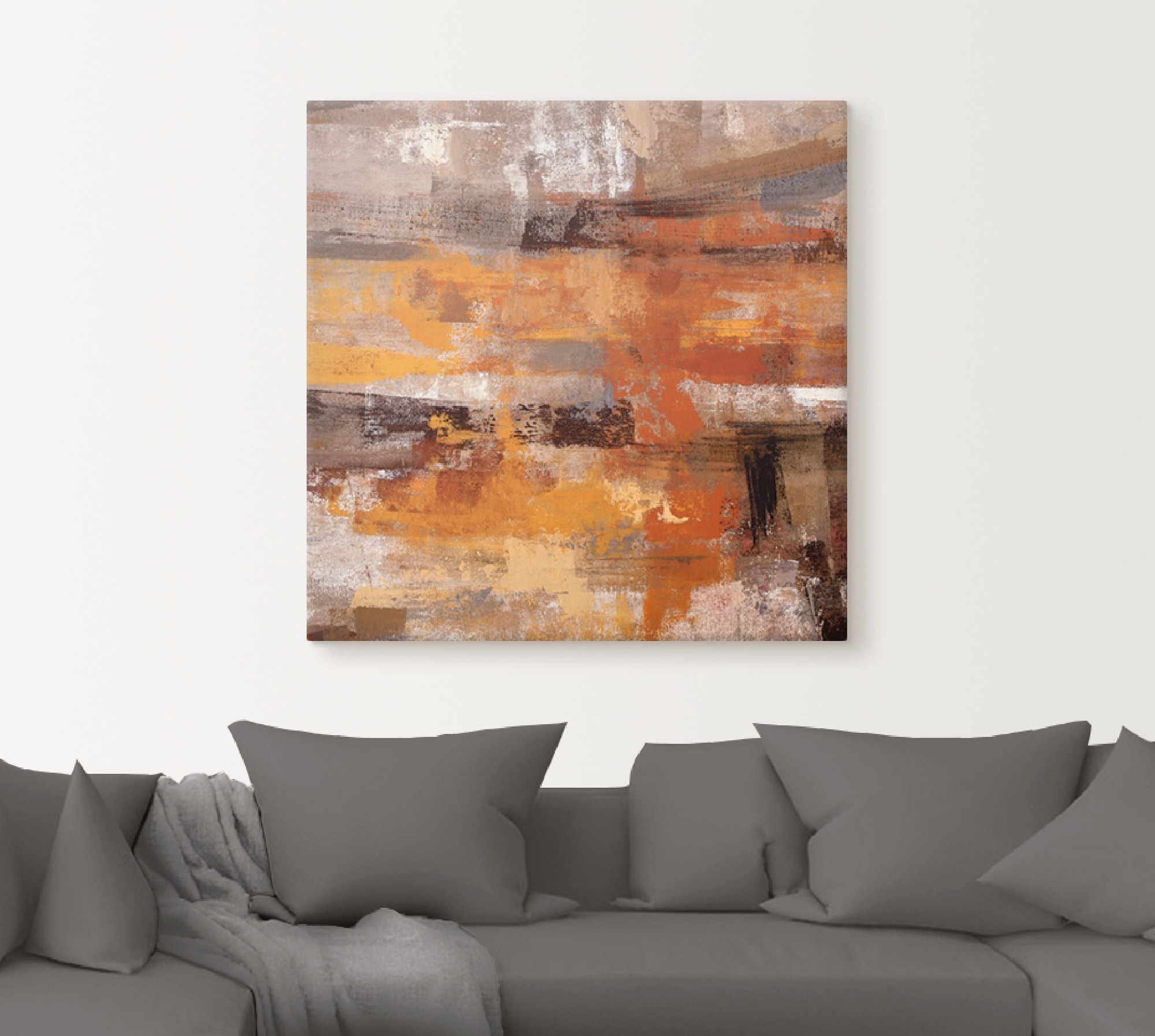 Artland Leinwandbild »Mojave-Straße« Gegenstandslos 1 Stk. tlg. auf Holzrahmen gespannt