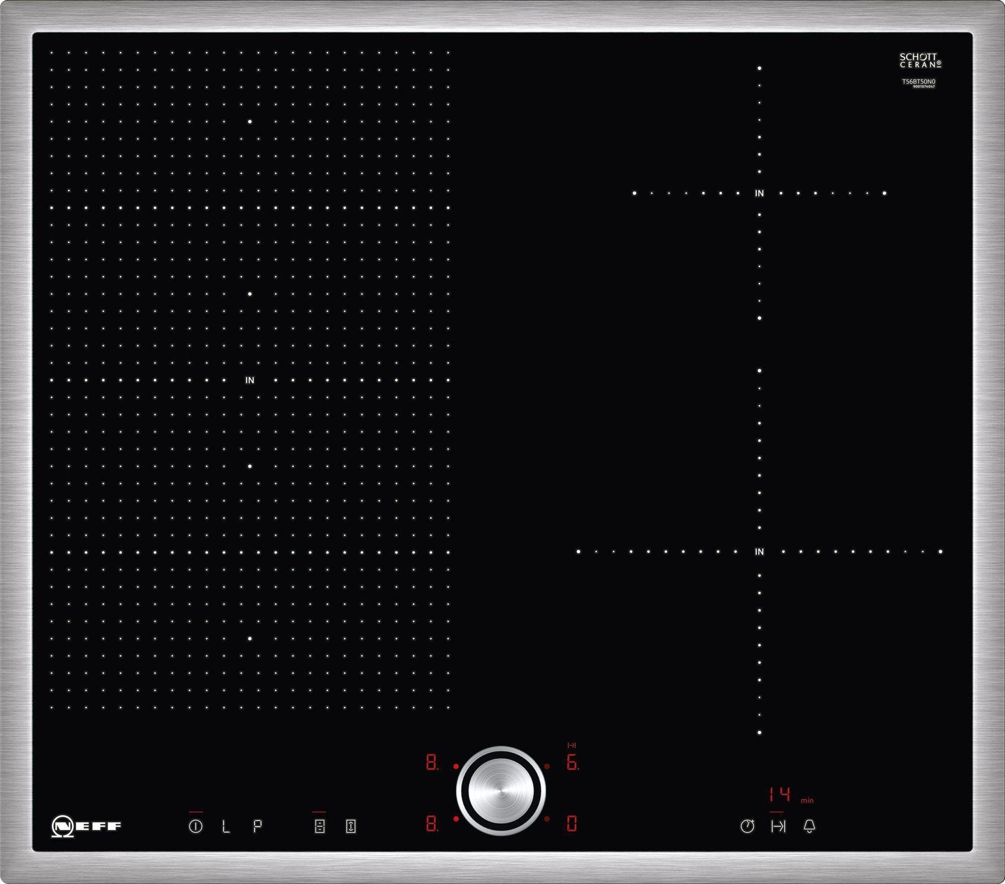 NEFF Induktions-Kochfeld von SCHOTT CERAN® »T56BT50N0«, T56BT50N0, mit intuitiver Twist Pad® Bedienung