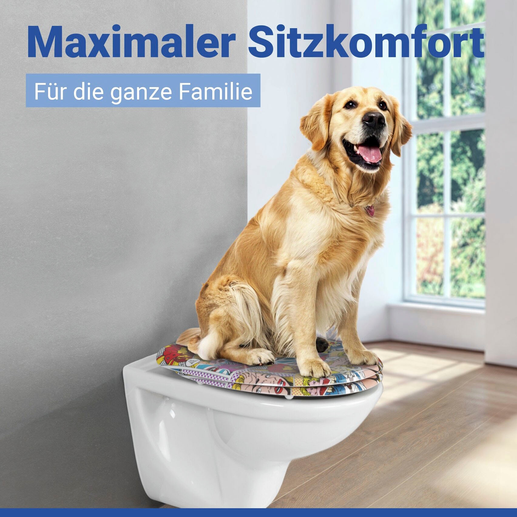 WENKO WC-Sitz »Pop-Art«