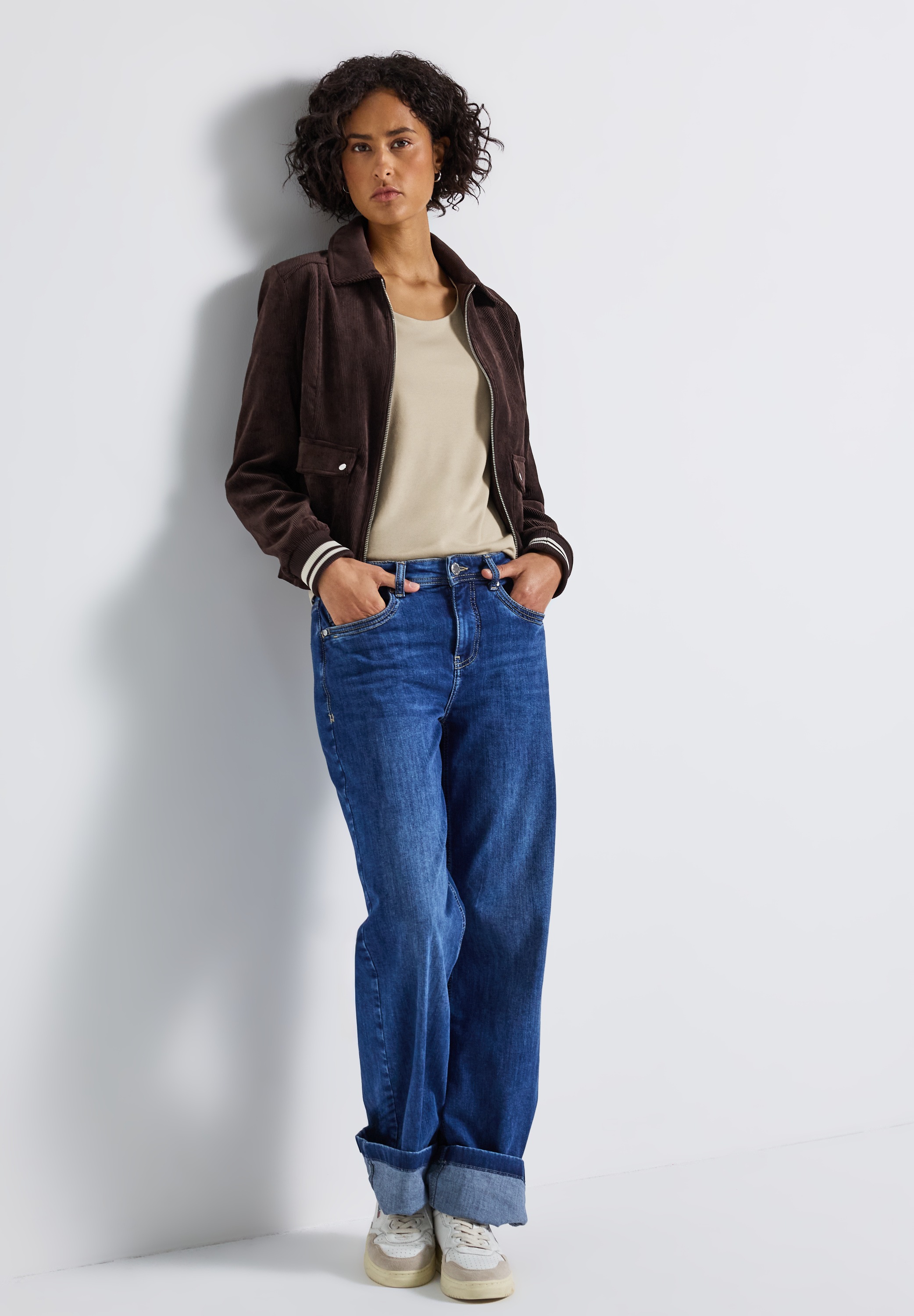 Thumbnail - STREET ONE 3/4-Arm-Shirt "Style Pania" im Basic-Style, mit Rundhals