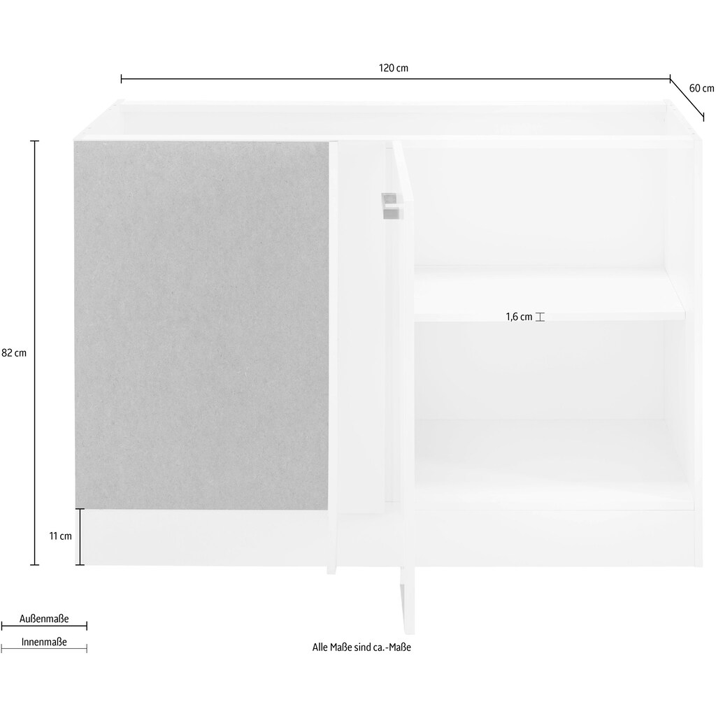 HELD MÖBEL Eckunterschrank »Tinnum«