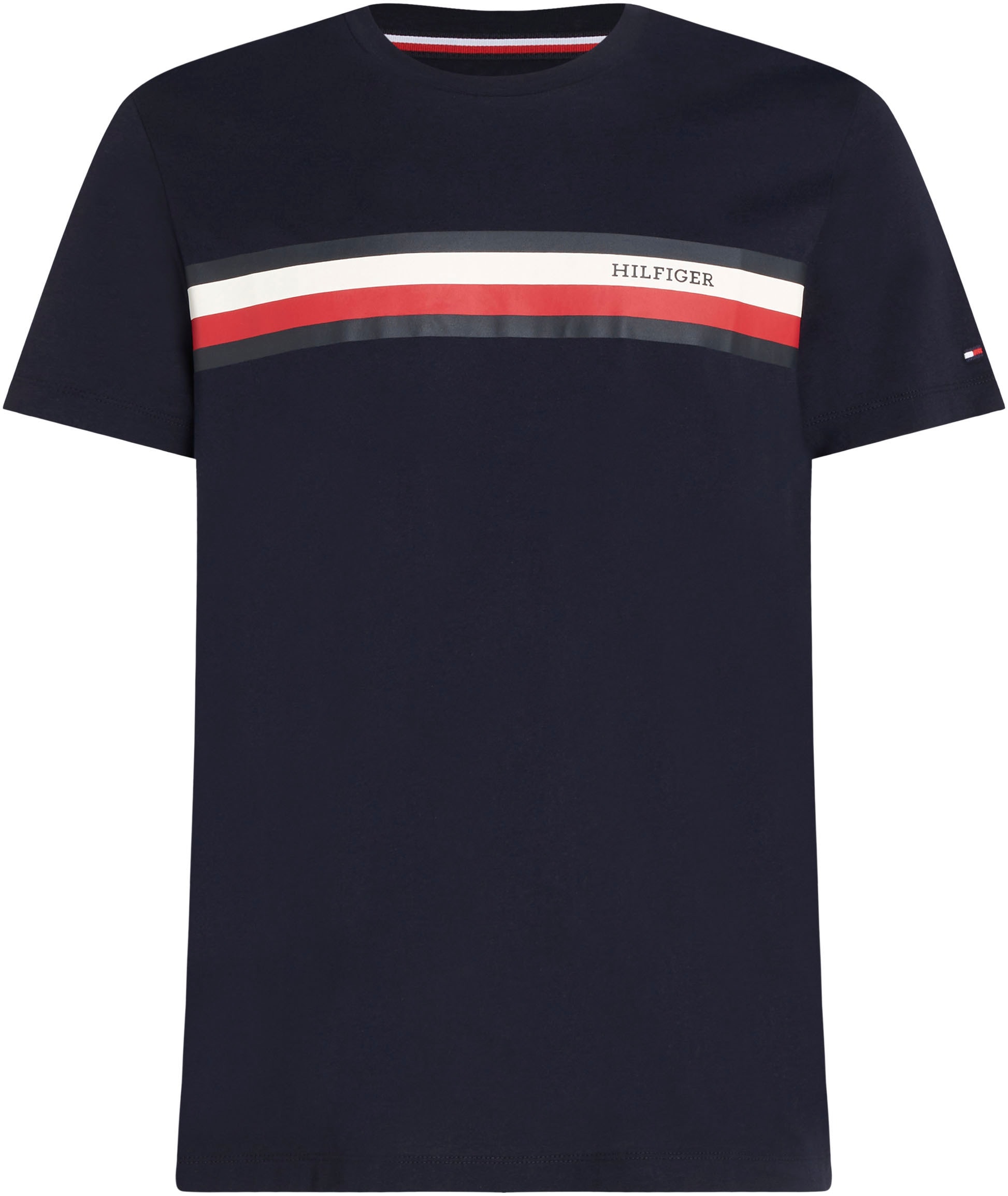 Tommy Hilfiger T-Shirt »RWB MONOTYPE CHEST STRIPE TEE«