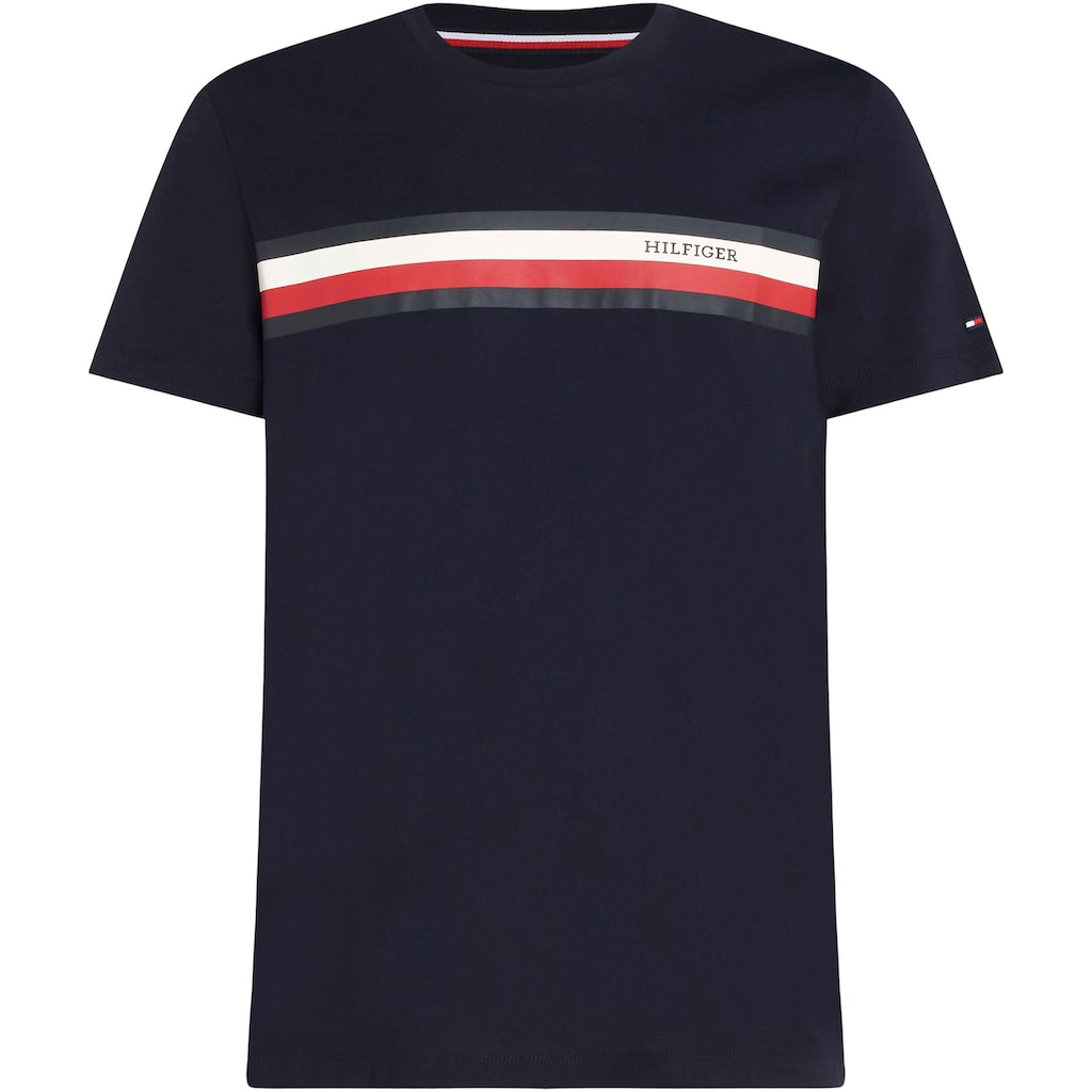 Tommy Hilfiger T-Shirt »RWB MONOTYPE CHEST STRIPE TEE«