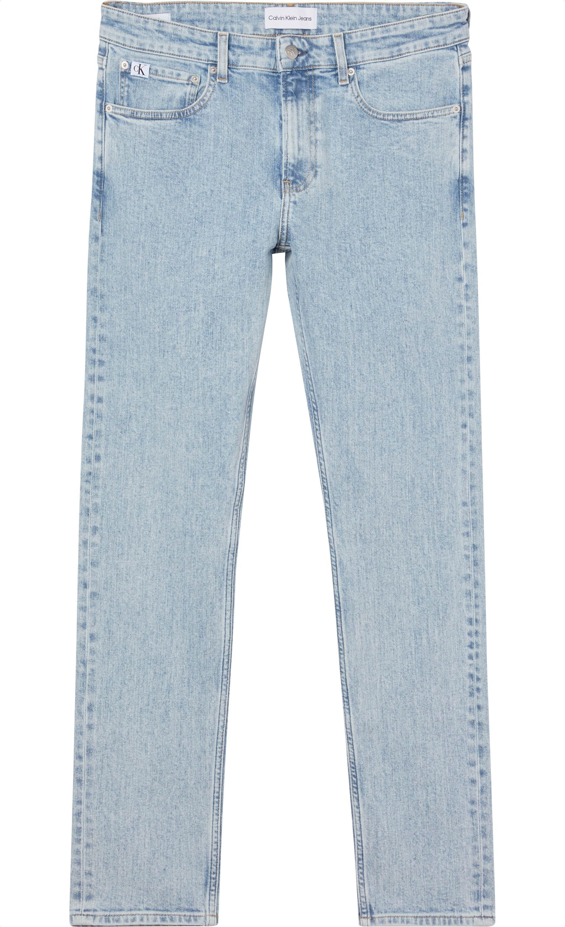Calvin Klein Jeans Tapered-fit-Jeans »SLIM Badge | mit BAUR Klein bestellen Leder- TAPER«, Calvin ▷