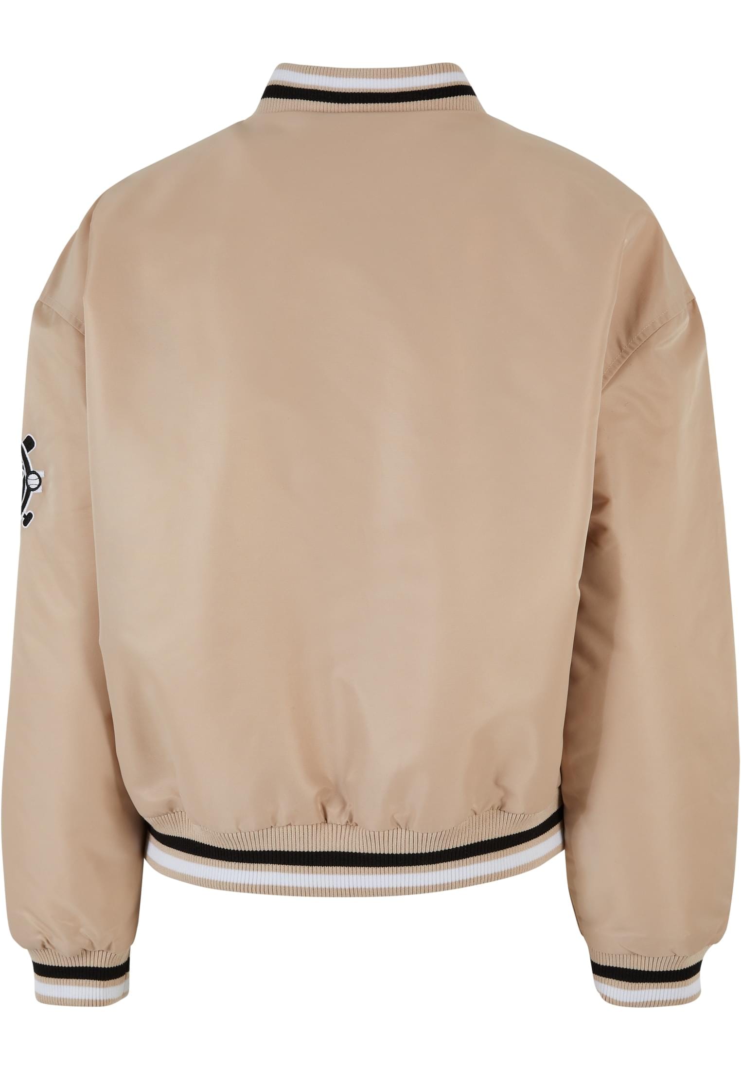 Fubu Sommerjacke »Damen FW231-016-3 bestellen Kapuze ohne College online Satin | FUBU St.), (1 BAUR Varsity Jacket«
