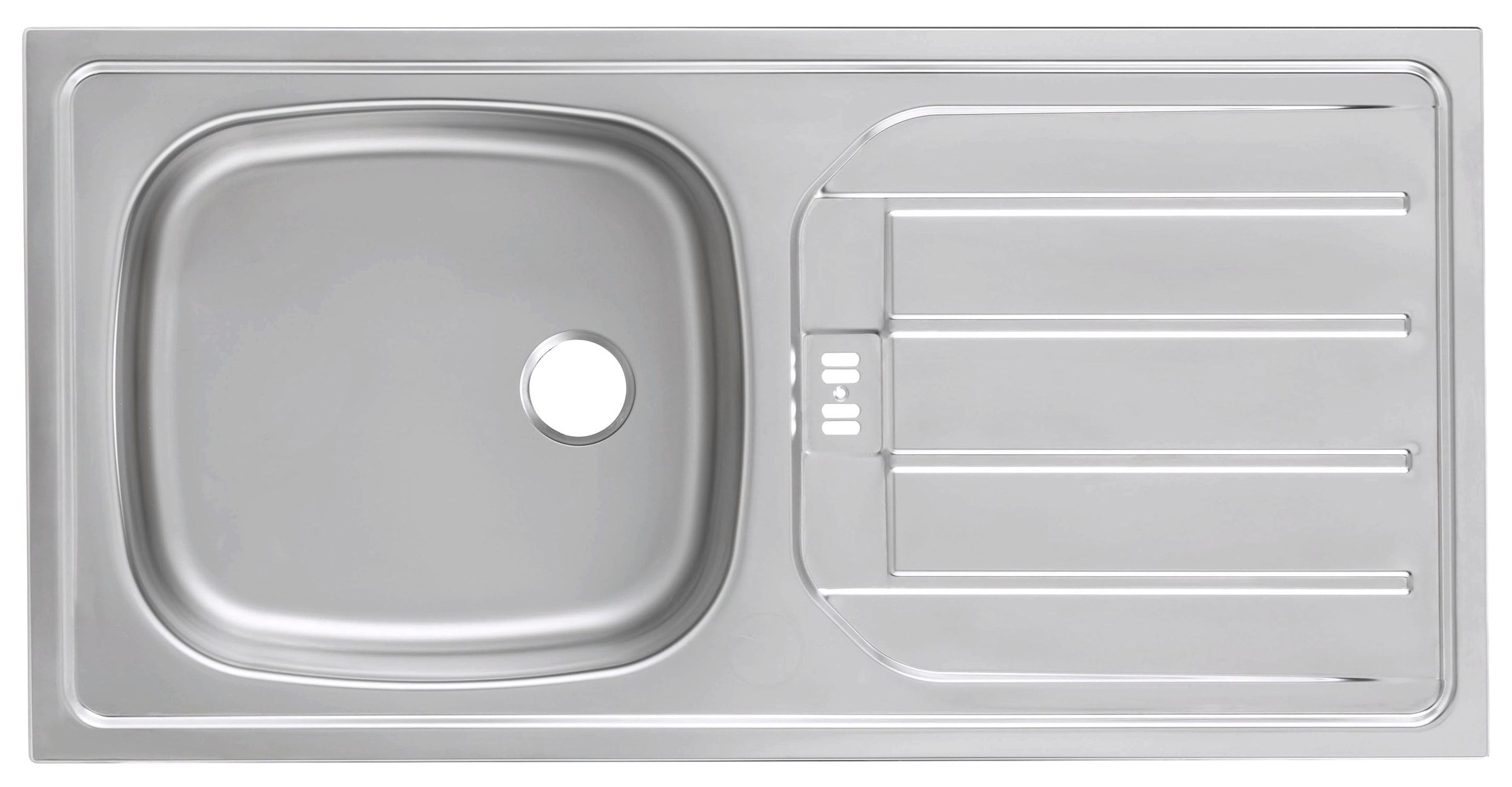 KOCHSTATION Küchenzeile »KS-Brindisi Breite 330 cm« wahlweise mit E-Geräten und Induktion, mit MDF-Fronten und Regal