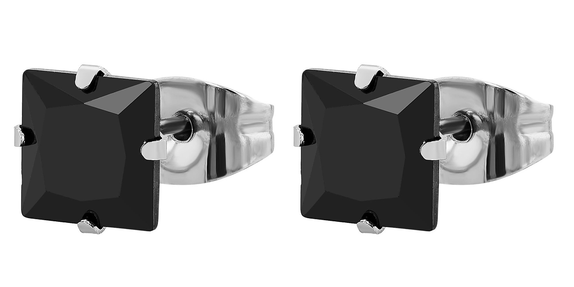 Adelia´s Paar Ohrhänger »Damen Ohrringe – Ohrstecker aus Edelstahl mit Zirkonia« Schöne Geschenkidee zum Weihnachten