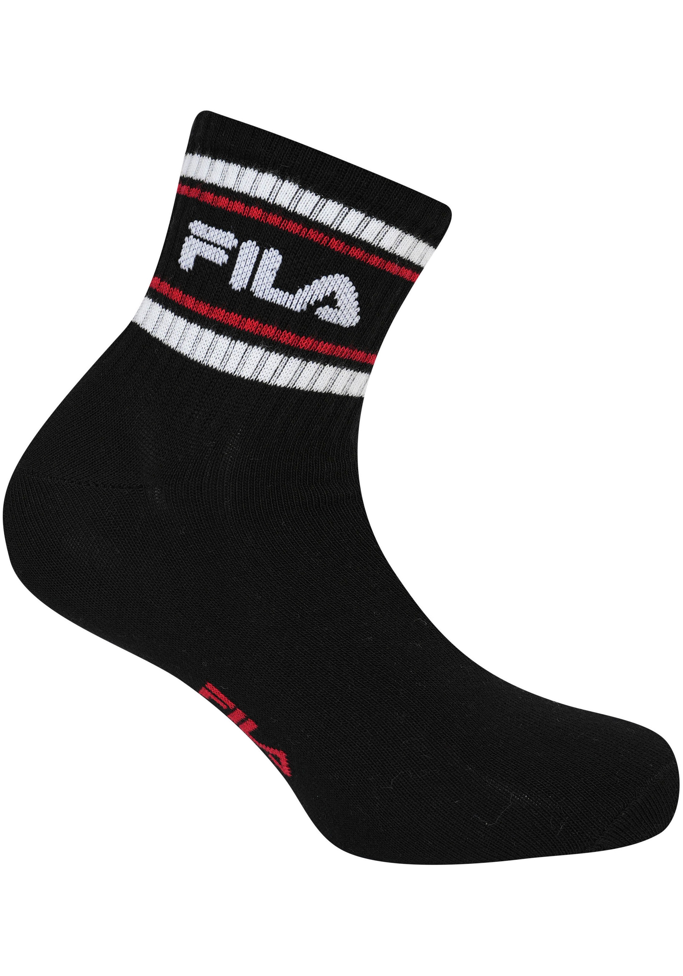 Fila Freizeitsocken "MAN LIFESTYLE QUARTER SOCKS", (6 Paar), mit auffällige günstig online kaufen