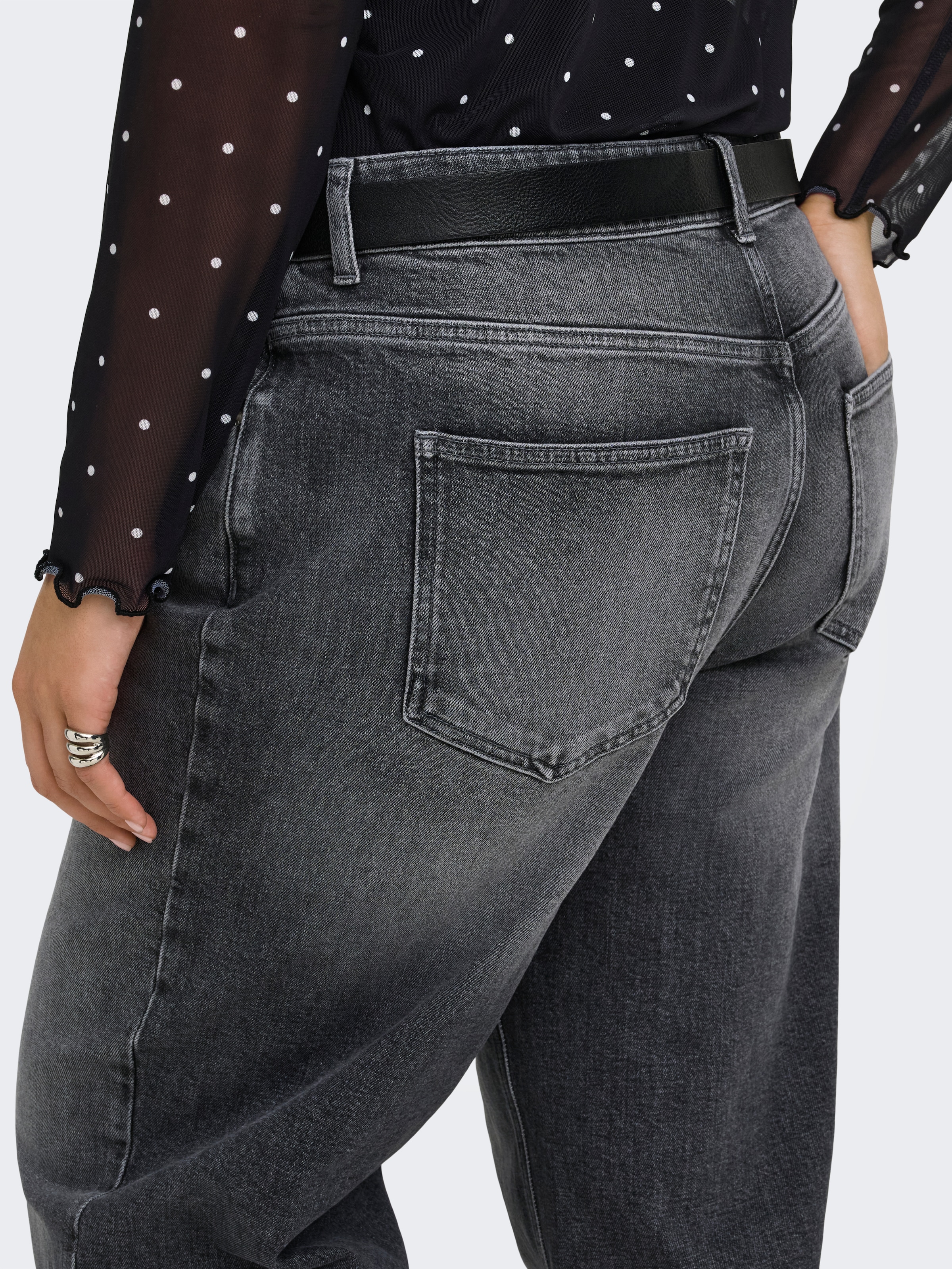 ONLY CARMAKOMA High-waist-Jeans »CARJUICY HW WIDE REA957 DNM NOOS« Baumwollmischung, High Waist