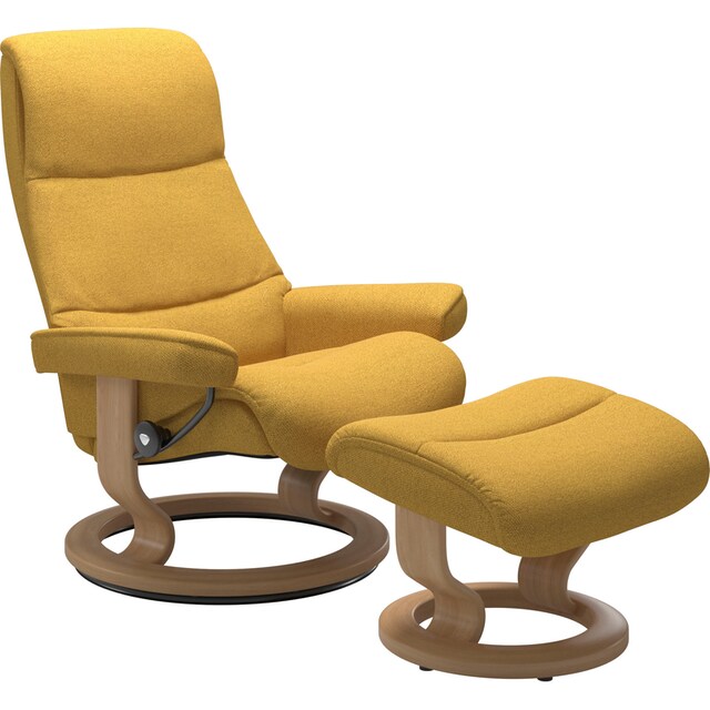 Stressless® Relaxsessel »View«, (Set, Relaxsessel mit Hocker), mit Classic  Base, Größe S,Gestell Eiche bestellen | BAUR