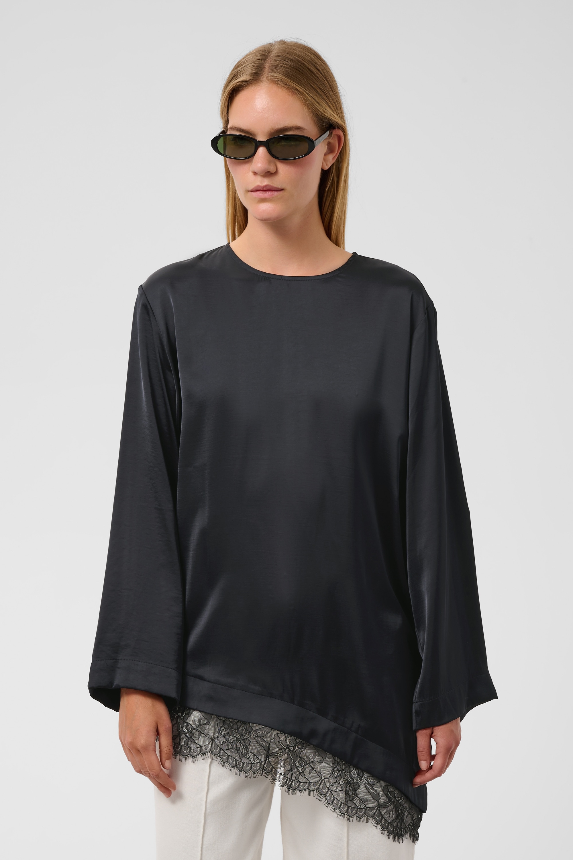 SOAKED IN LUXURY Langarmbluse »Damen Bluse langarm SLVerona«