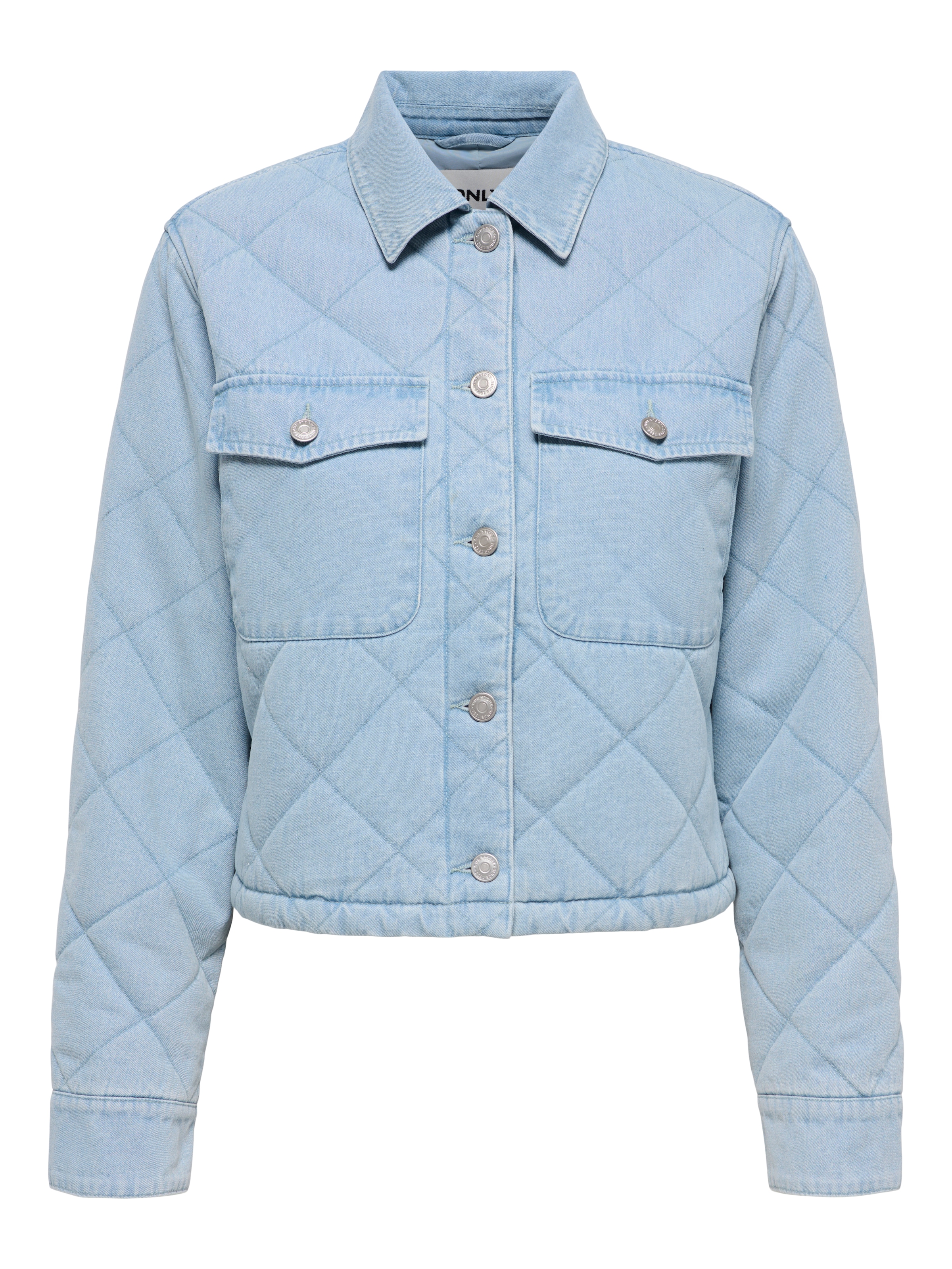 ONLY Kurzjacke "ONLMIST WASHED QUILT JACKET CC OTW" im Denim Look mit geste günstig online kaufen