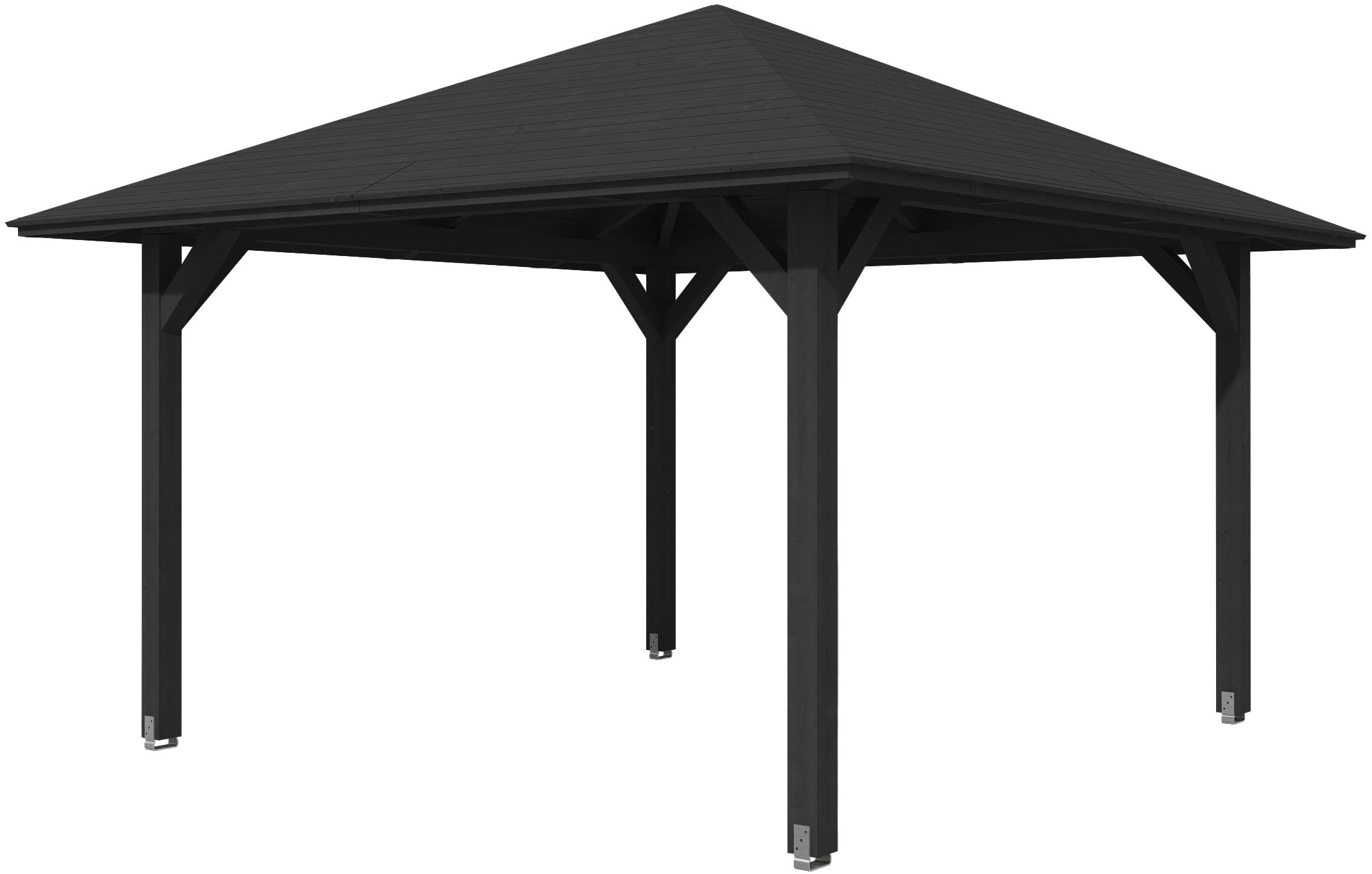 Skanholz Pavillon "Cannes 2", 4-Eck, BxT: 439x439 cm günstig online kaufen