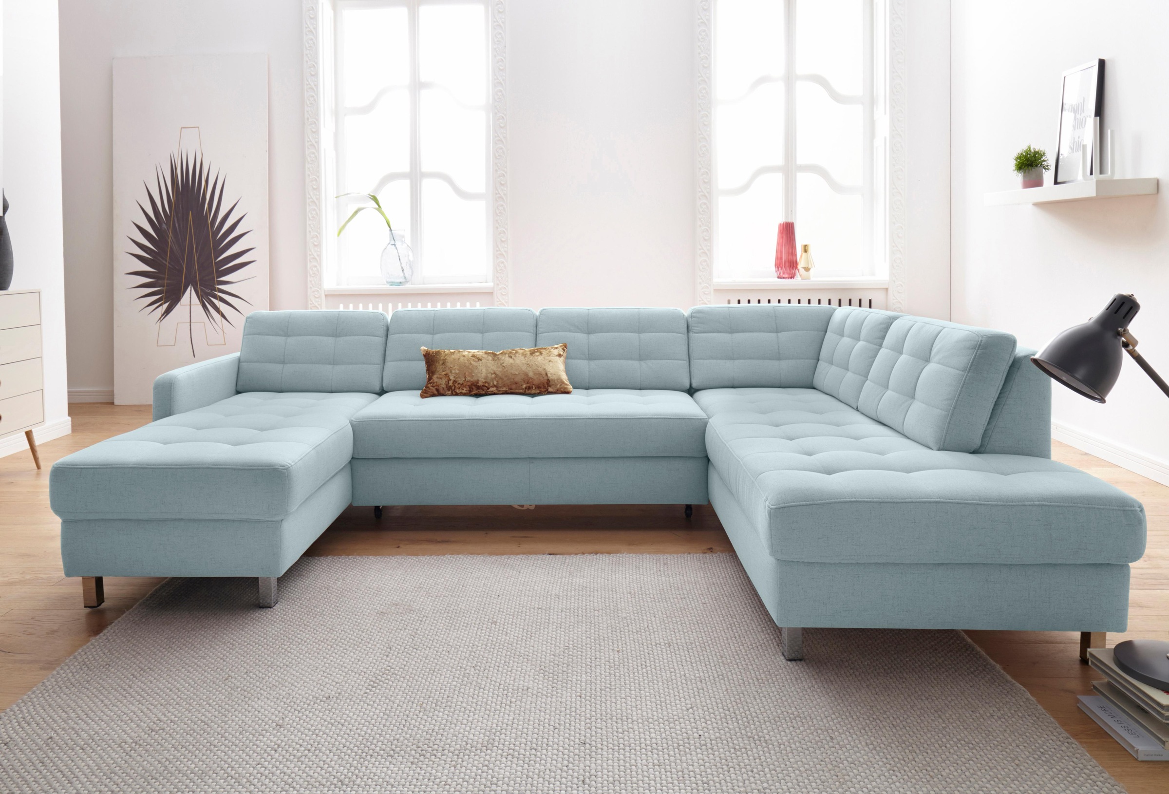 sit&more Wohnlandschaft »Picasso U-Form«, wahlweise mit Bettfunktion und Bettkasten