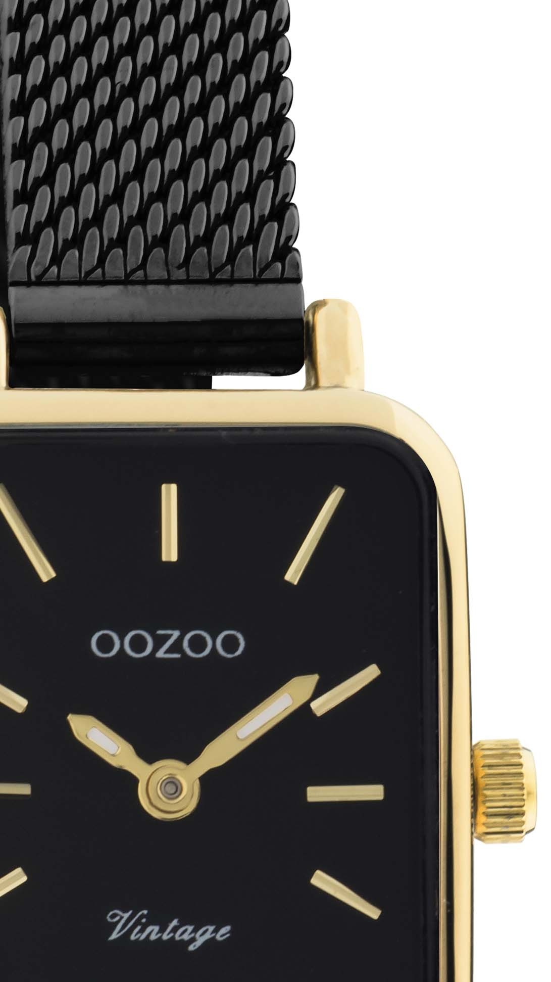 OOZOO Quarzuhr, Armbanduhr, Damenuhr, Edelstahlarmband