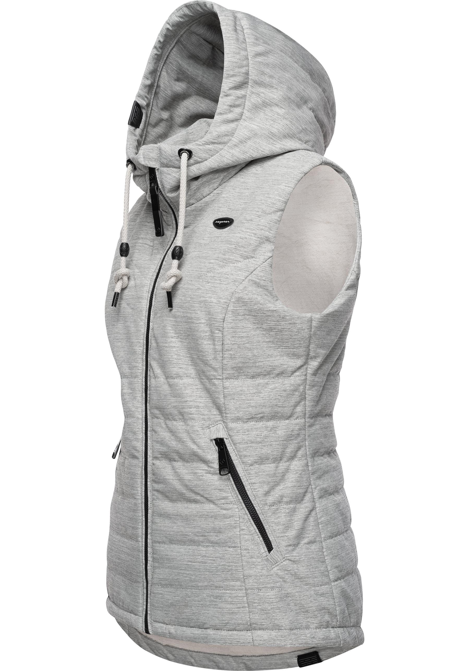 Ragwear Steppweste »Lucinda Vest«, Weich gefütterte | BAUR für mit kaufen Damen-Weste Kapuze