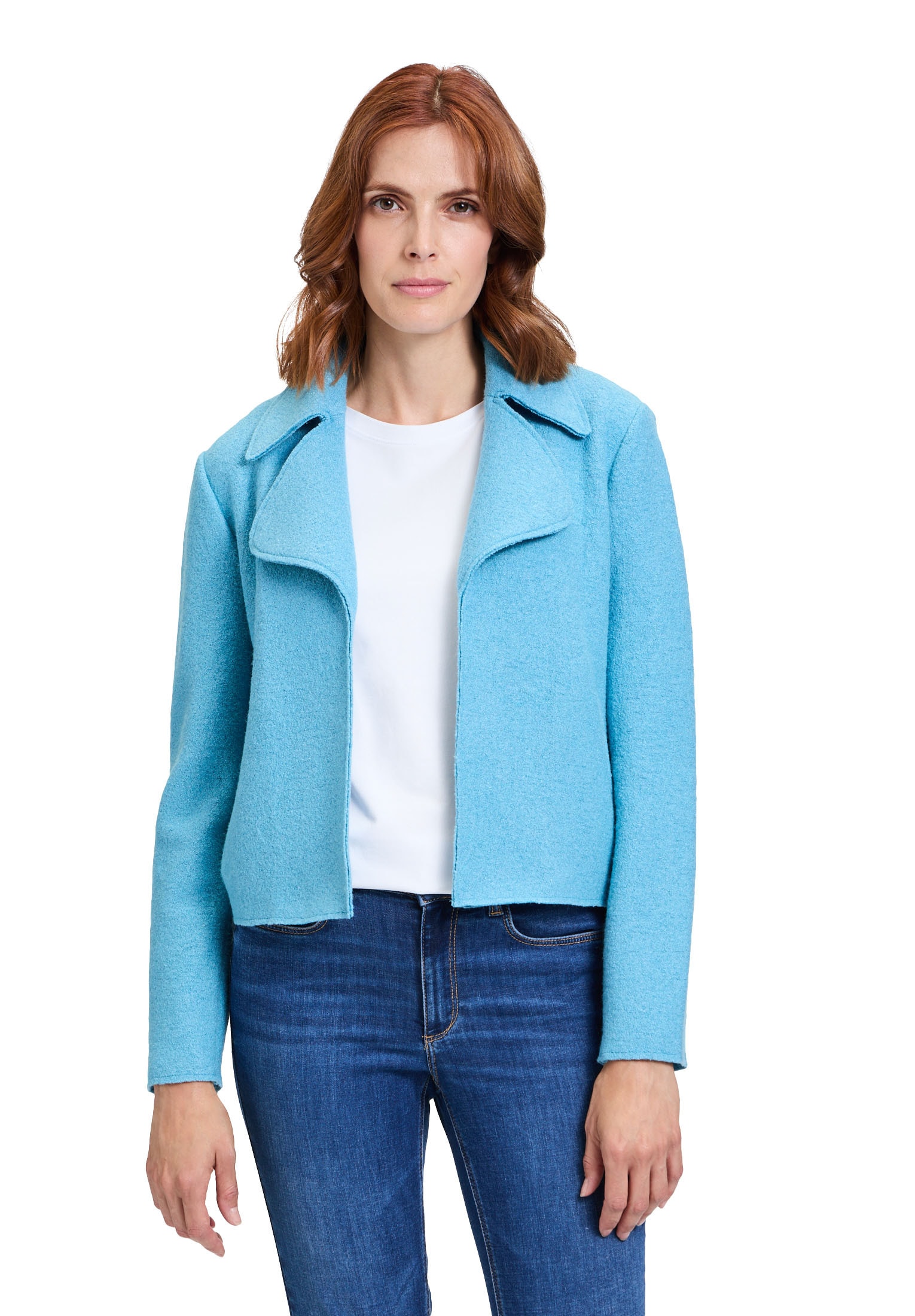 Betty&Co Jackenblazer "Betty & Co Damen Casual-Jacke mit Kragen", Material günstig online kaufen