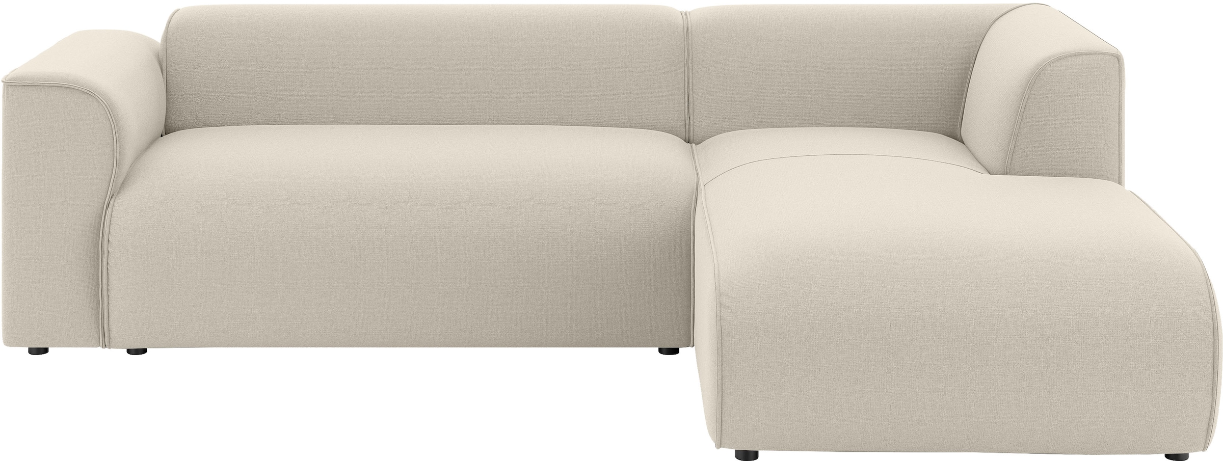 Home affaire Ecksofa "MERID L-Form (257 cm), zeitlos & stilvolles Design," günstig online kaufen