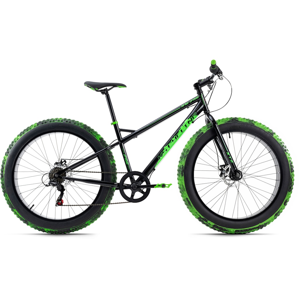 KS Cycling Fatbike »SNW2458«, 6 Gang, Shimano, Tourney Schaltwerk, Kettenschaltung