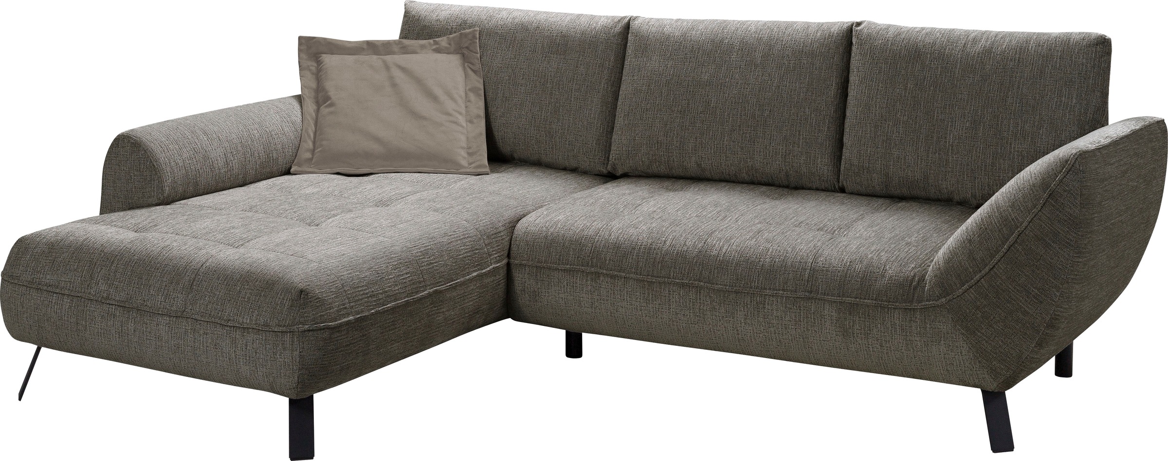 Thumbnail - exxpo - sofa fashion Ecksofa "Bellini, Materialmix oder komplett Struktur, Breite 268cm, bequem" bequem und modern, L-Fo...